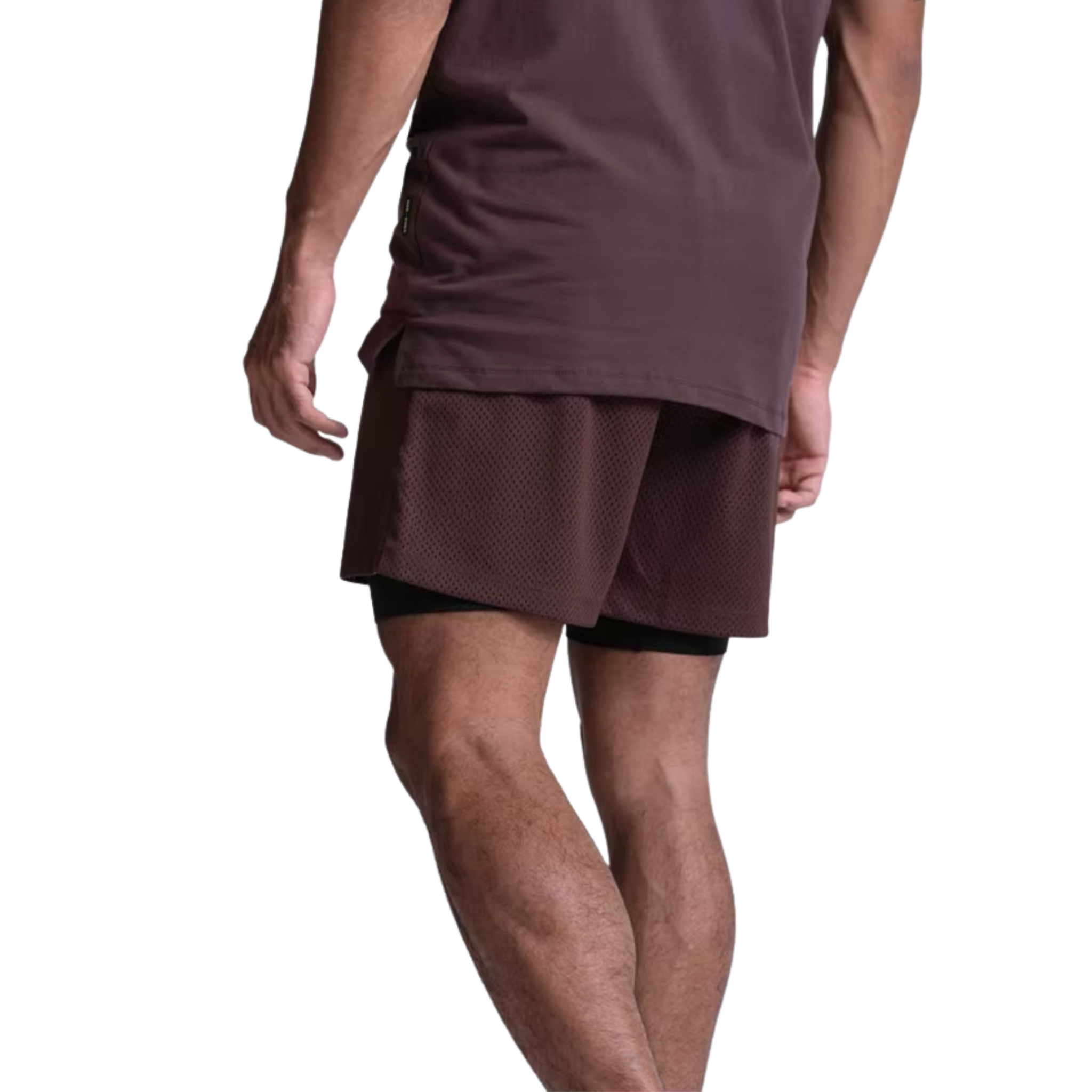 Athletic Mesh Shorts – Black Layer