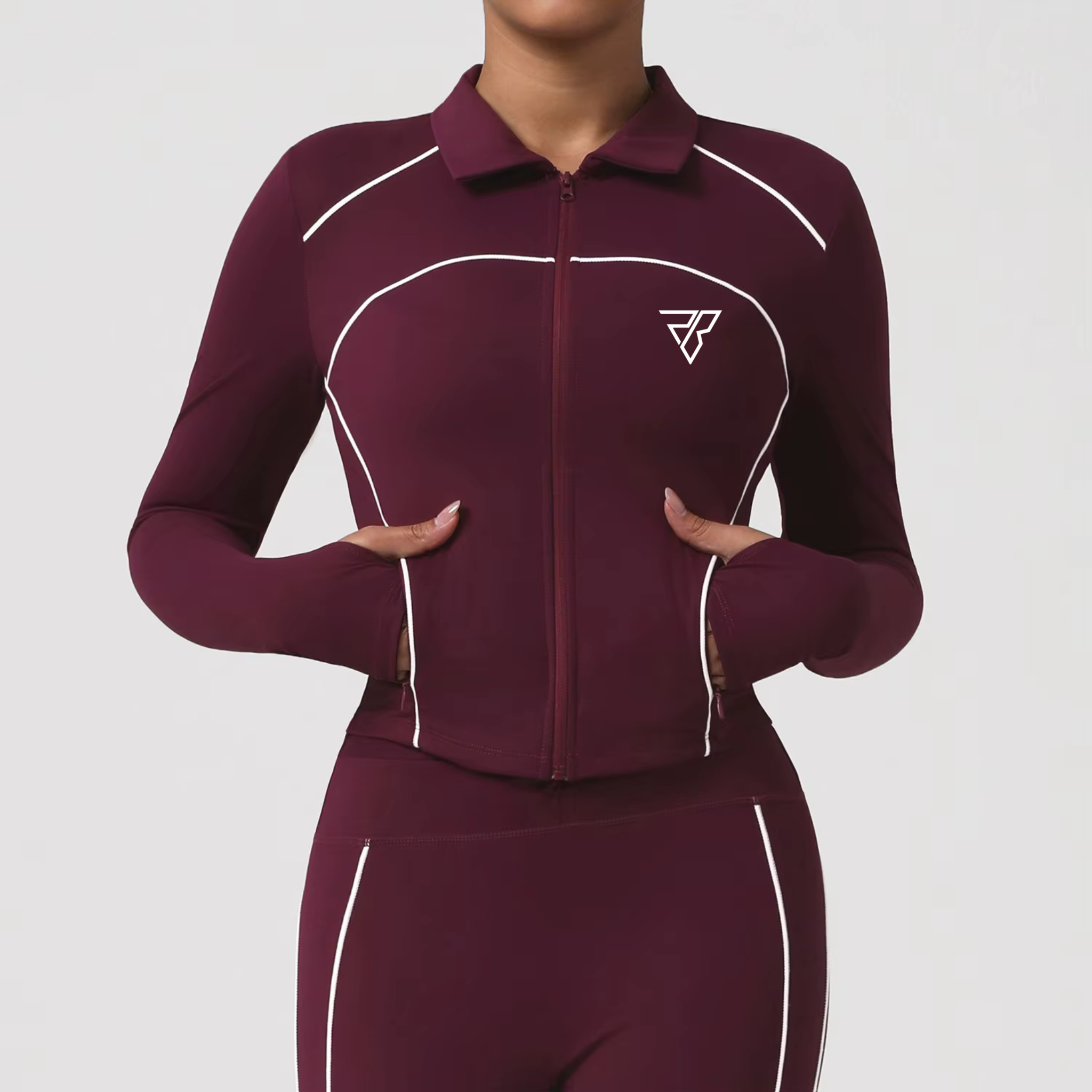 Zip-Up Slim-Fit Jacket