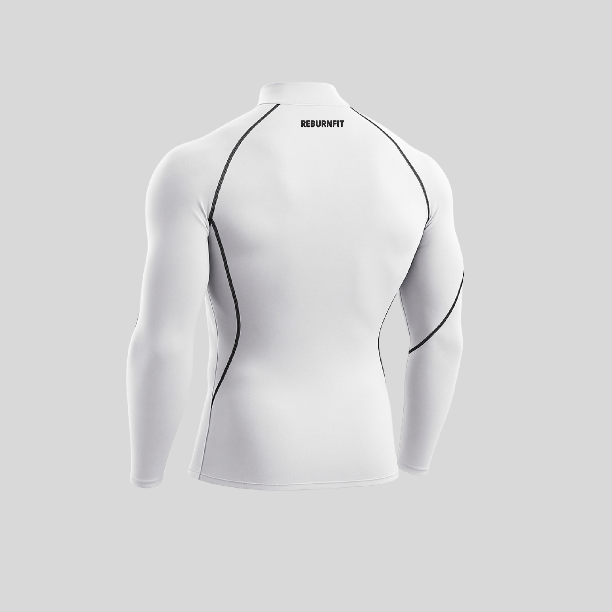 Long-Sleeve Compression Shirt - Stand Up Collar