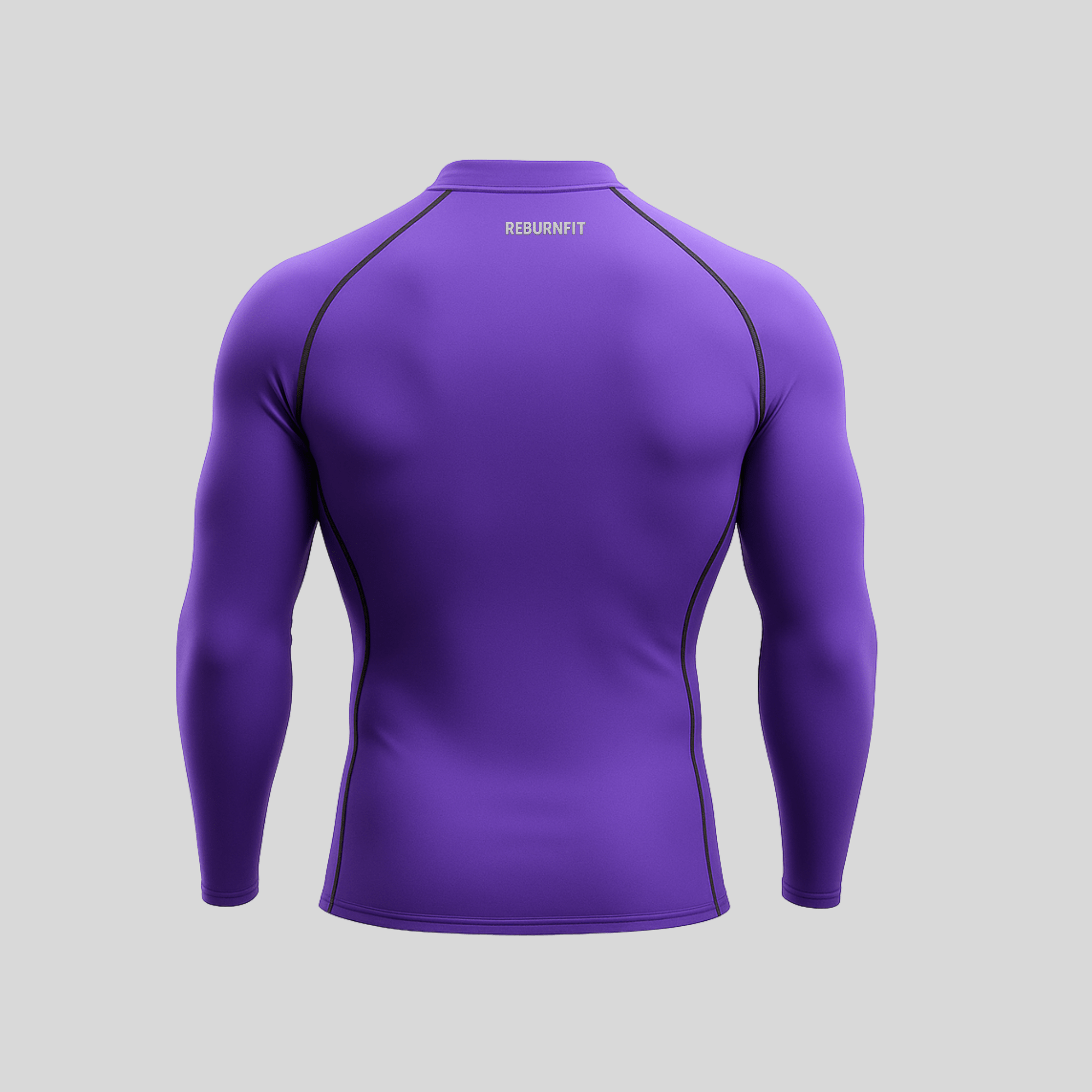 Long-Sleeve Compression Shirt - Stand Up Collar