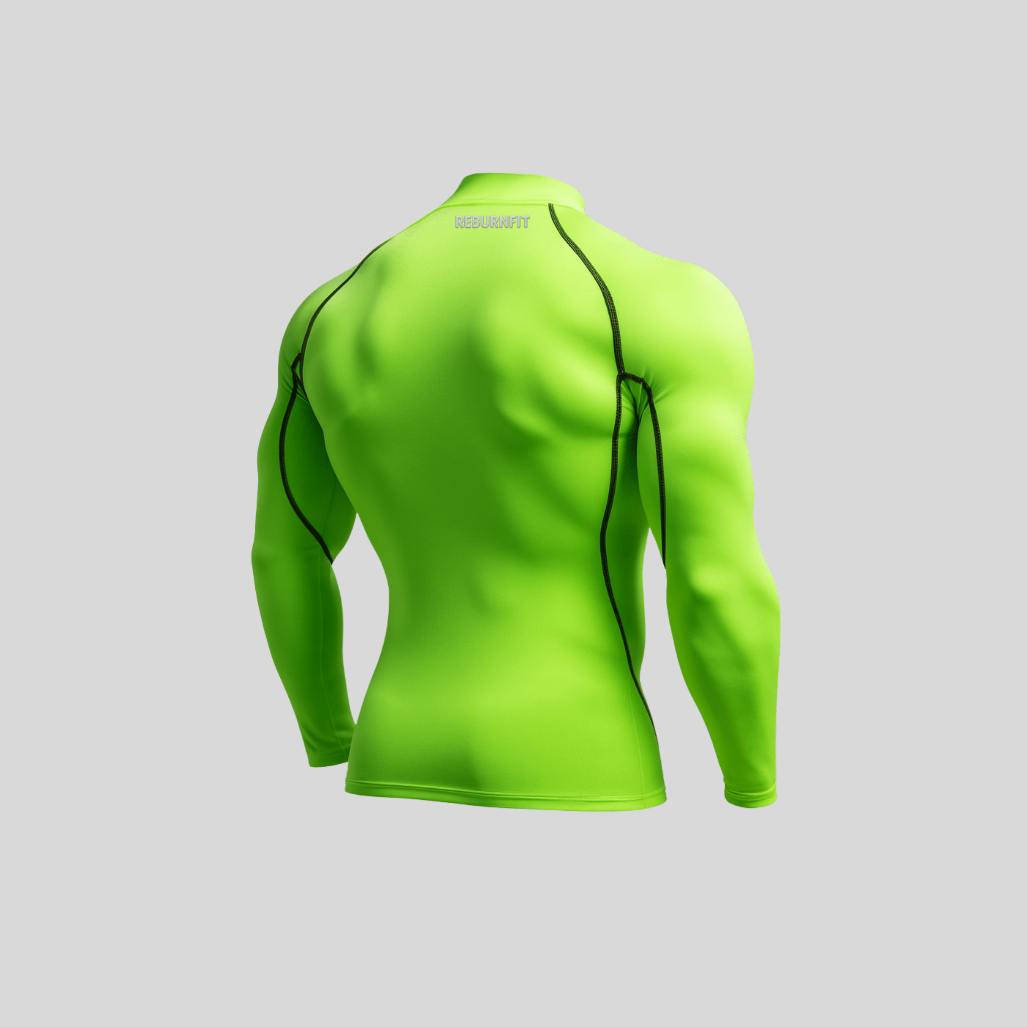 Long-Sleeve Compression Shirt - Stand Up Collar
