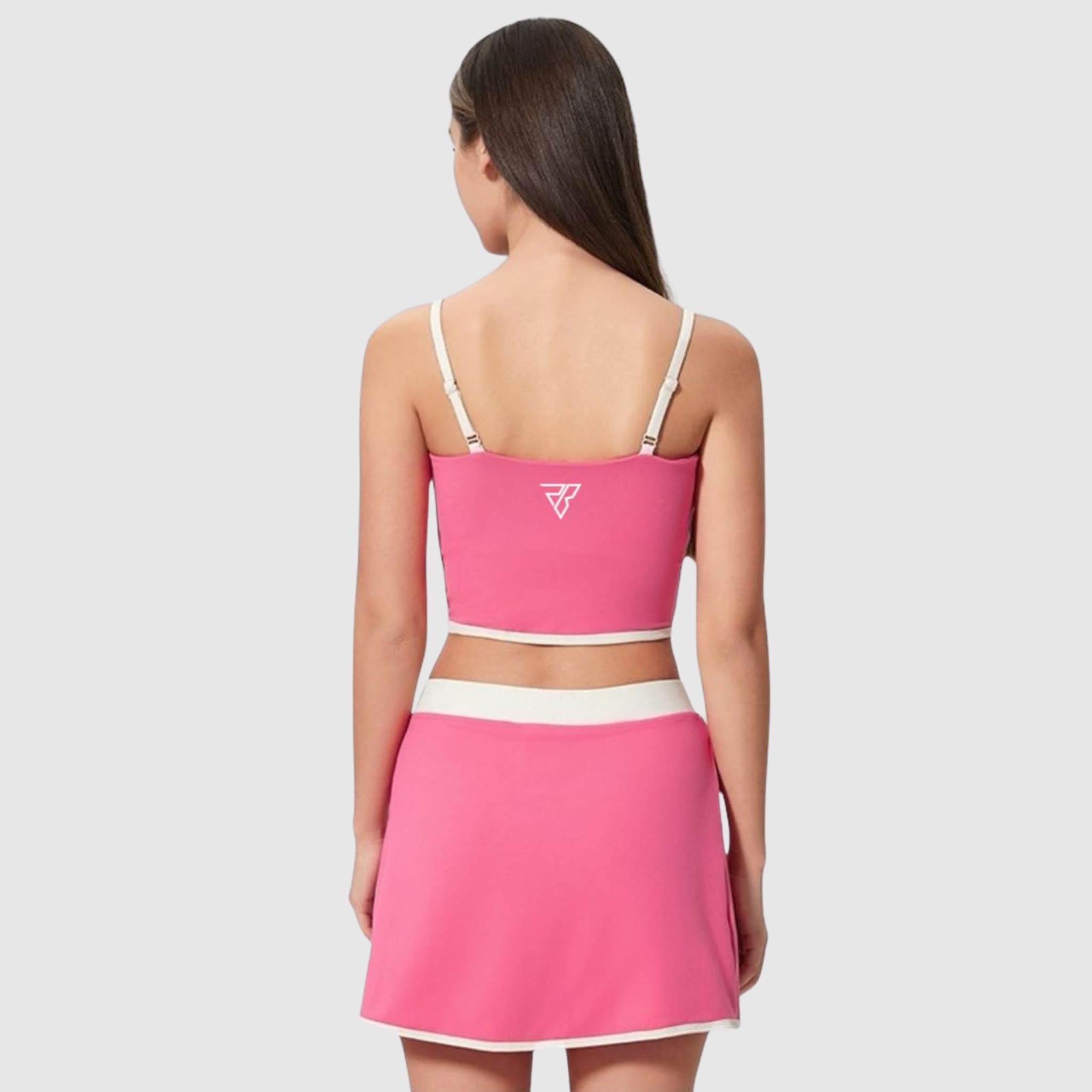 Ensemble de vacances en peluche avec jupe et soutien-gorge de sport