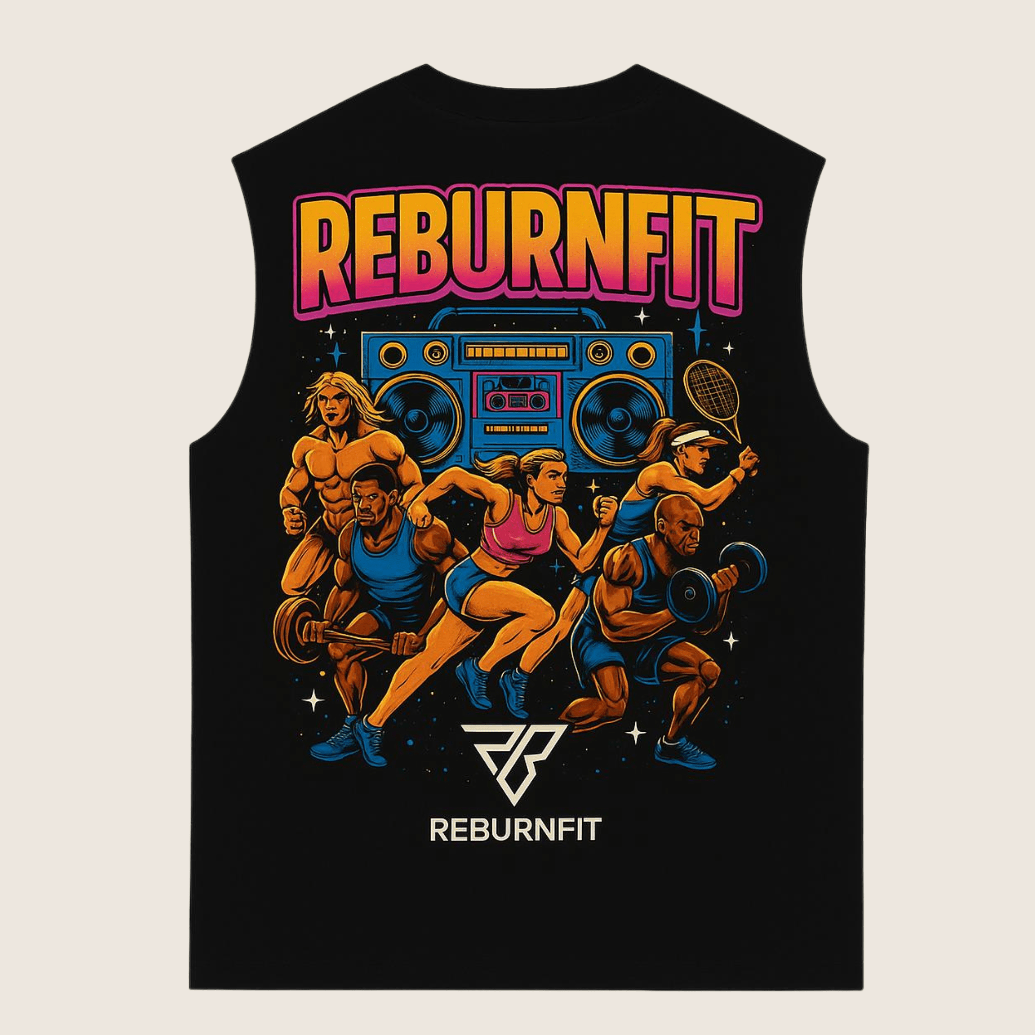 REBURNFIT Retro Athlete Tank