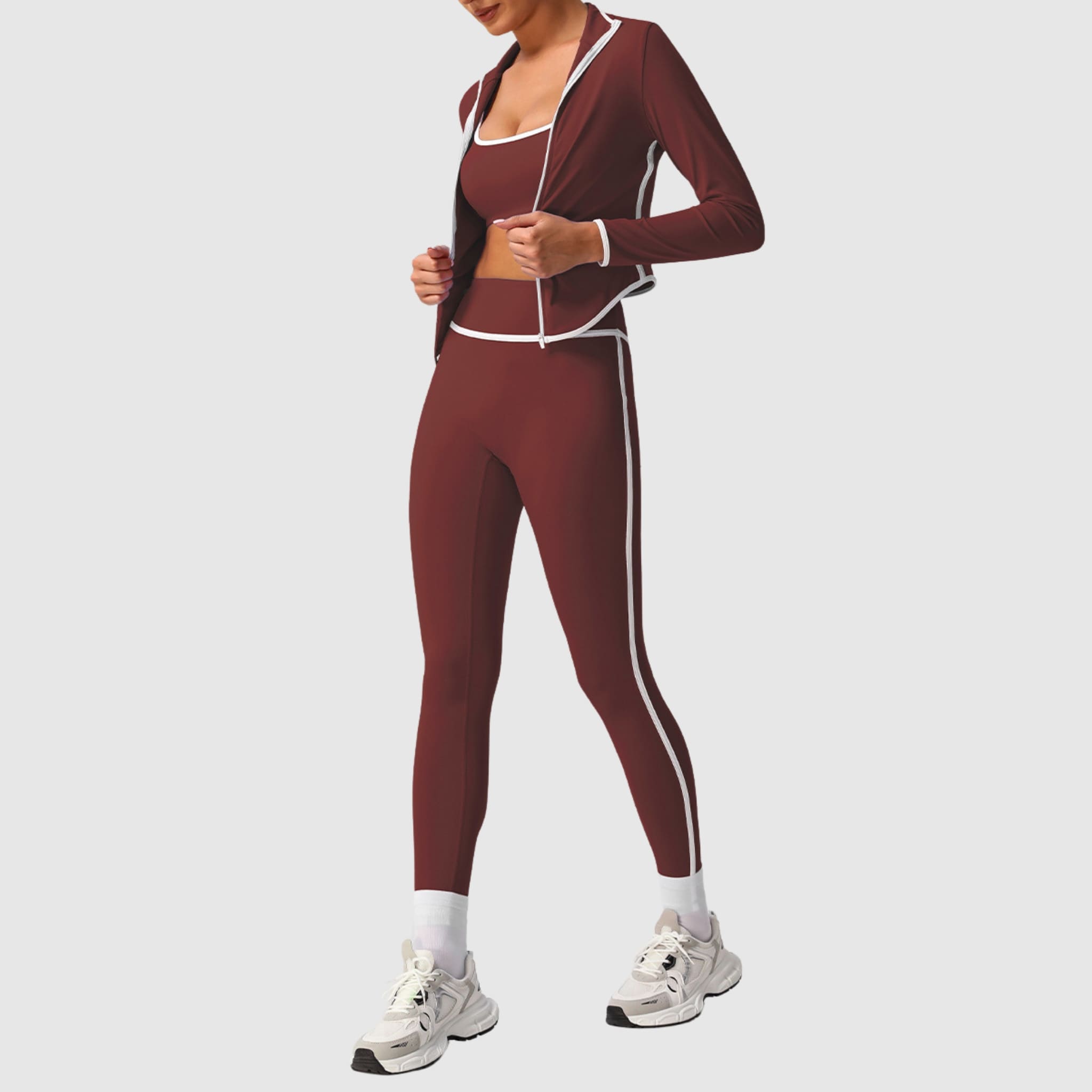 Leggings sculptants et fluides