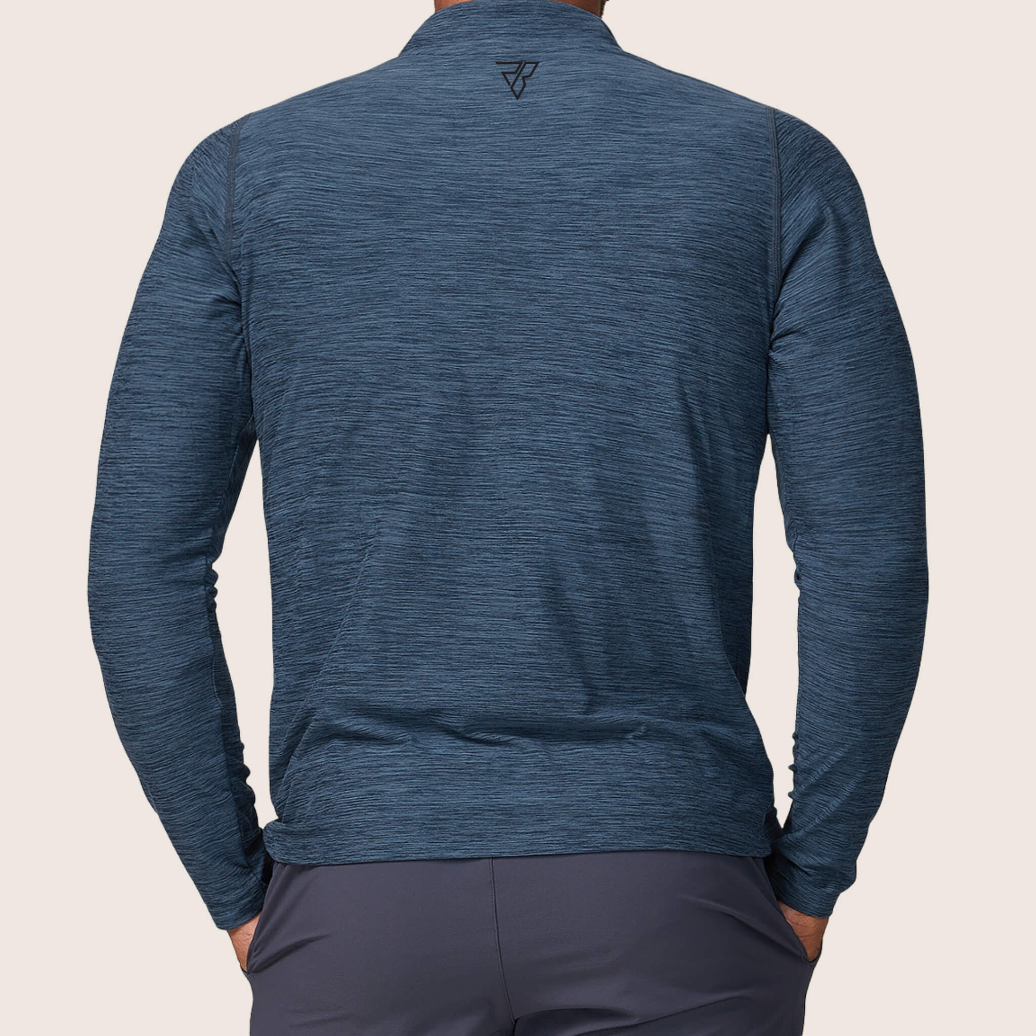 High Collar Zip-up Long Sleeve