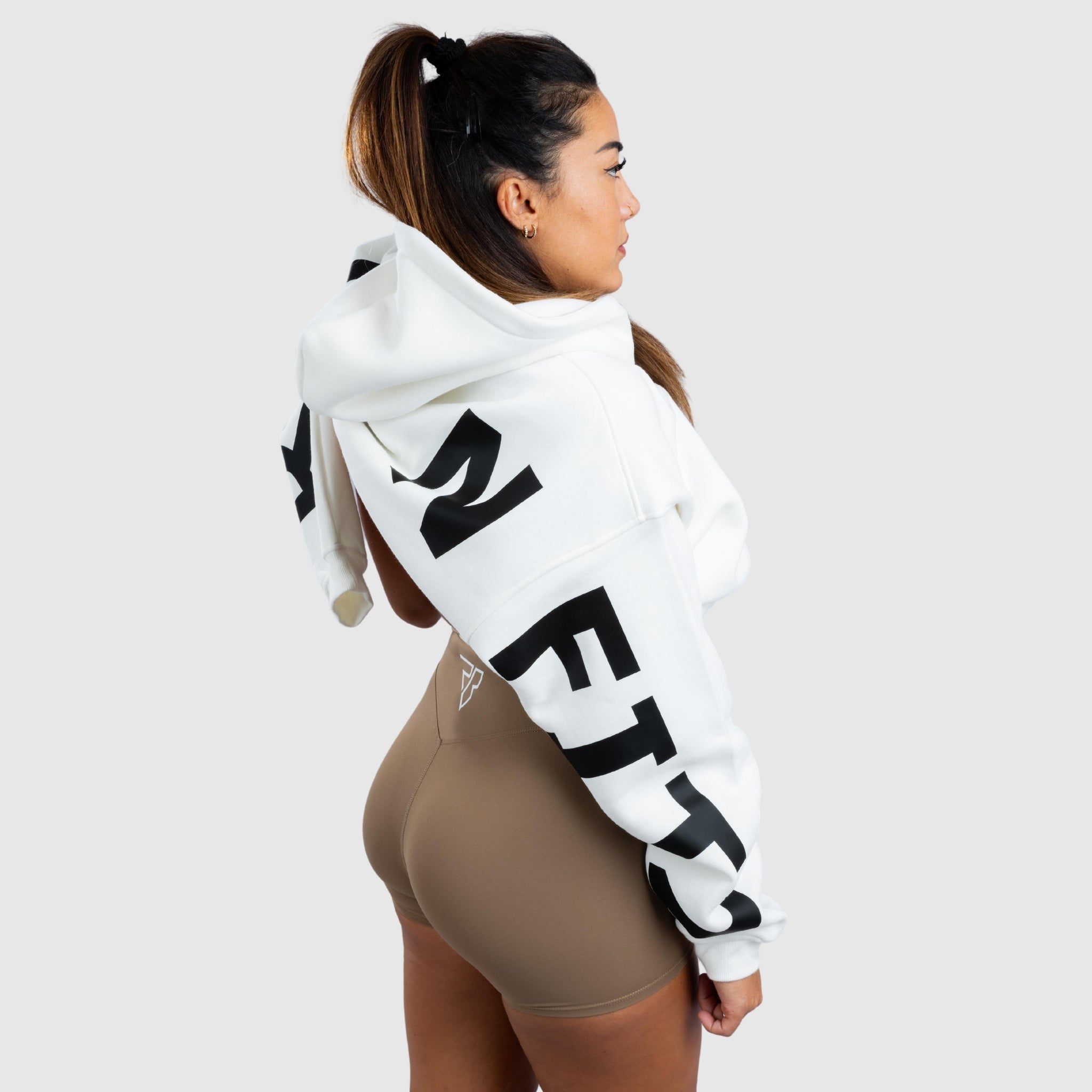 Sweat à capuche imprimé surdimensionné avec poche