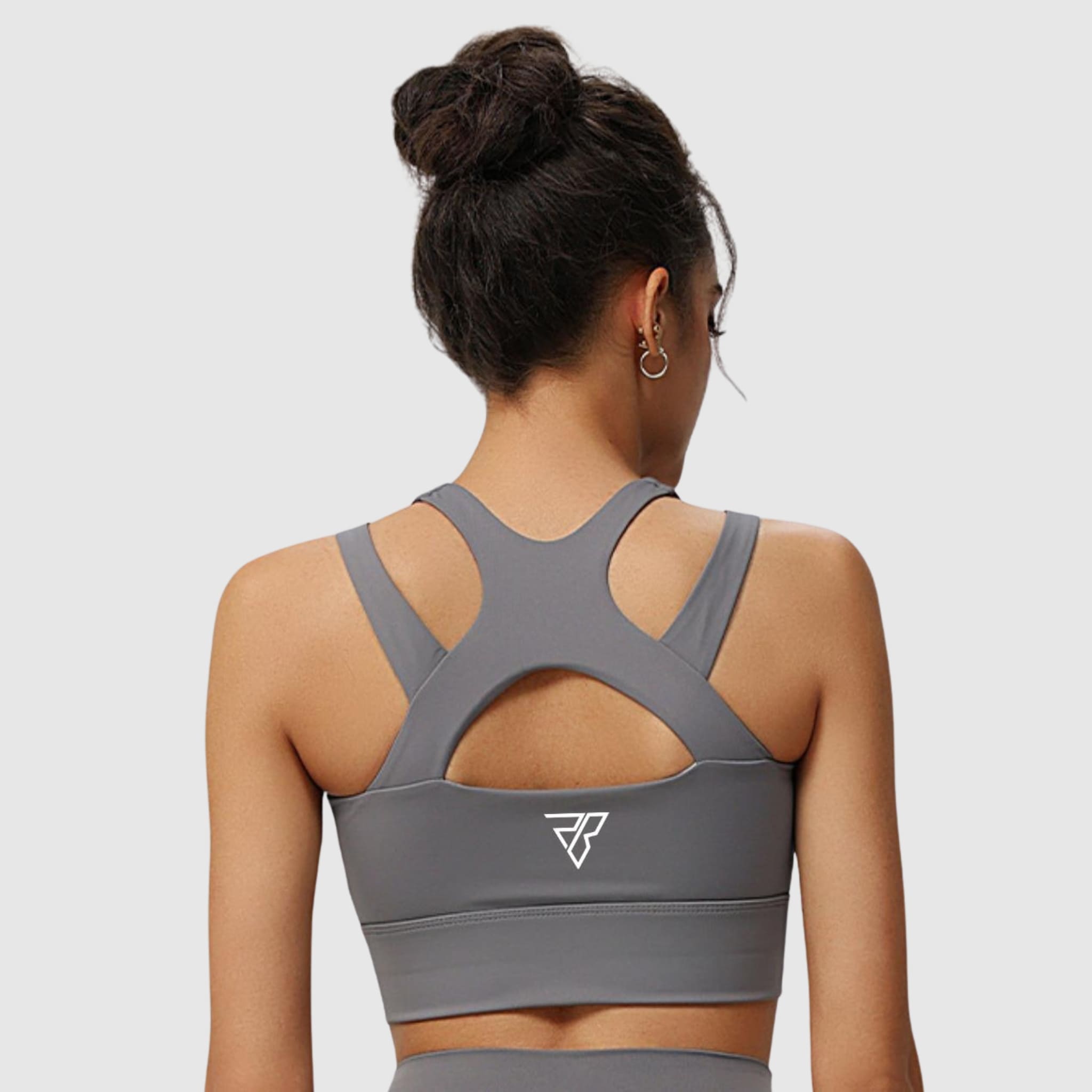 Soutien-gorge de sport dos nageur zippé sur le devant