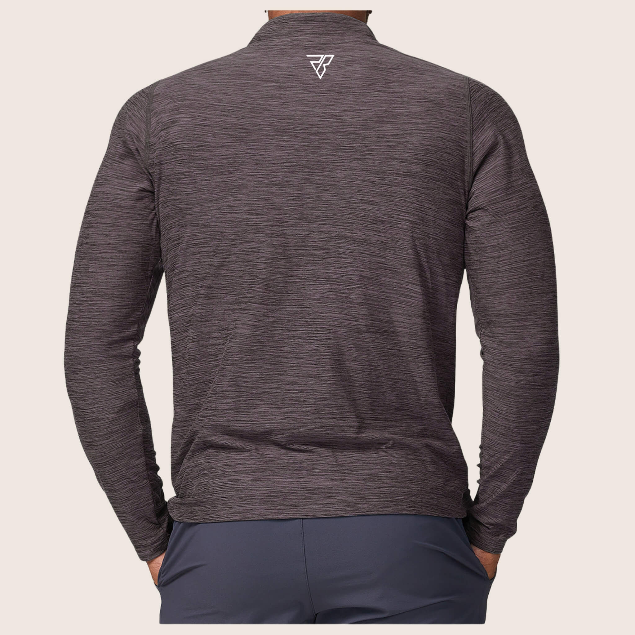 High Collar Zip-up Long Sleeve