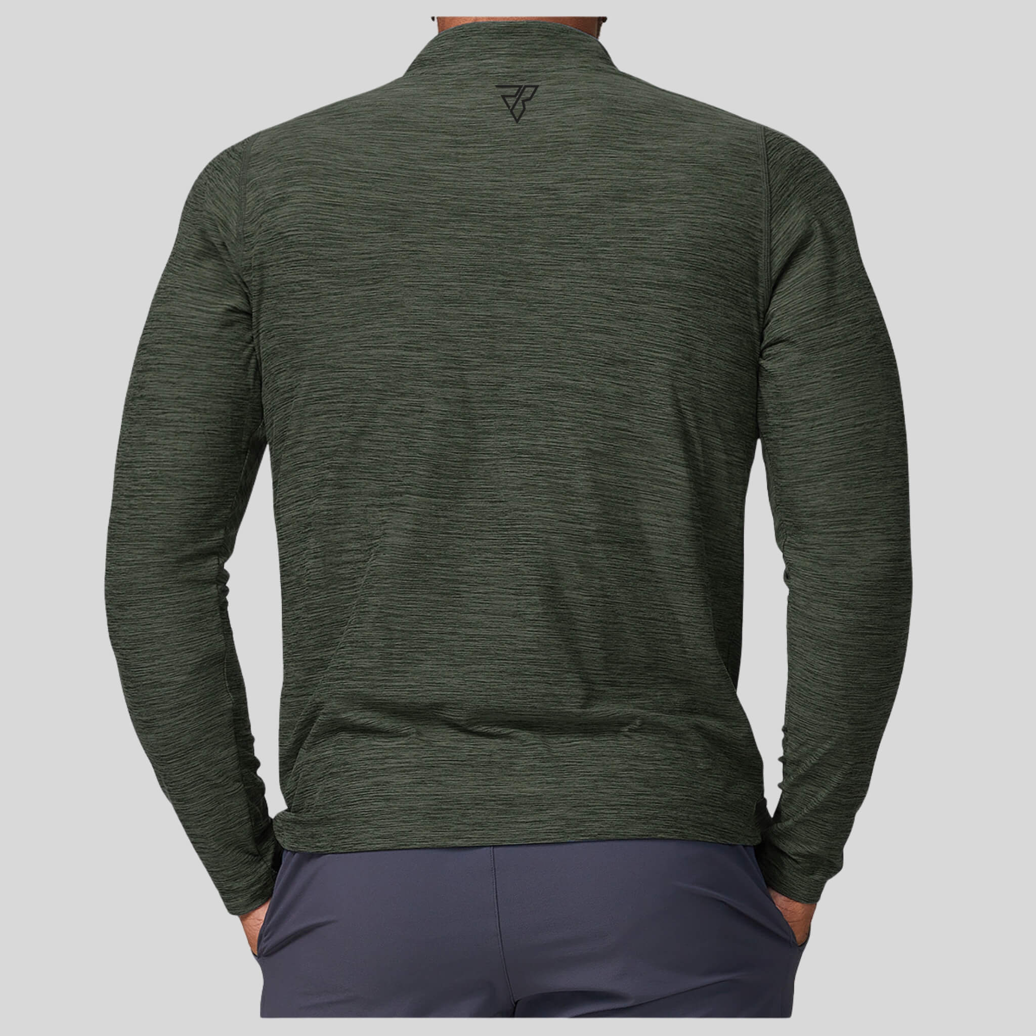 High Collar Zip-up Long Sleeve