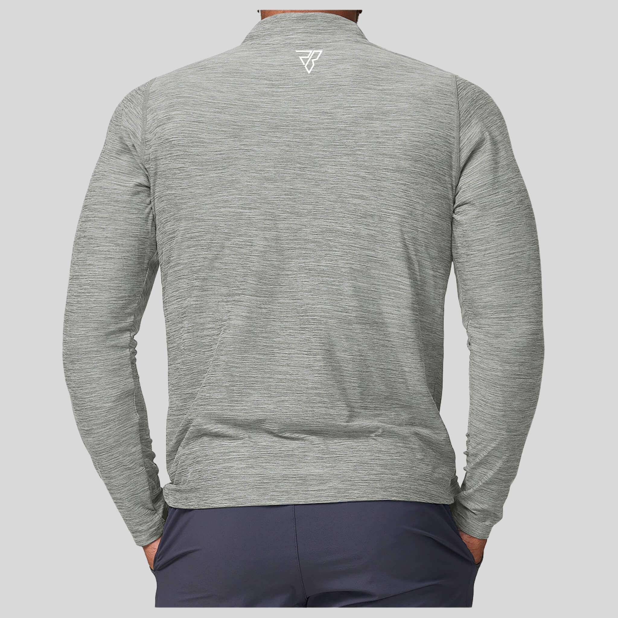 High Collar Zip-up Long Sleeve