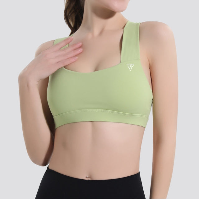 soutien-gorge ouvert croisé dans le dos