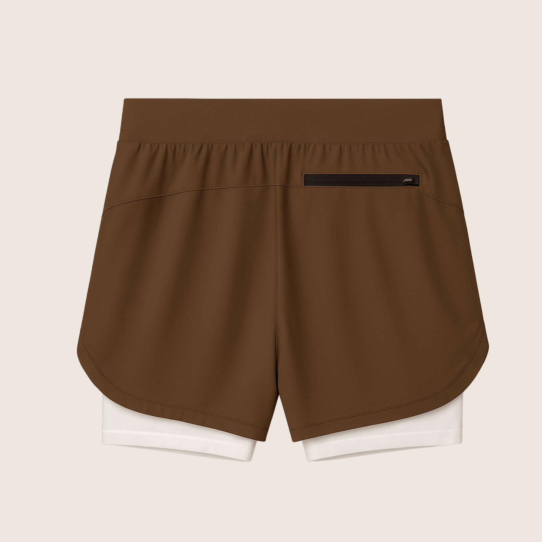 UltraBreathe Dual- White Layer Training Shorts