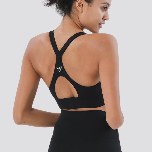 Soutien-gorge de sport à dos creux