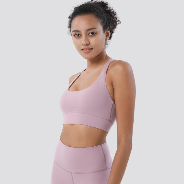 Soutien-gorge de sport à dos creux