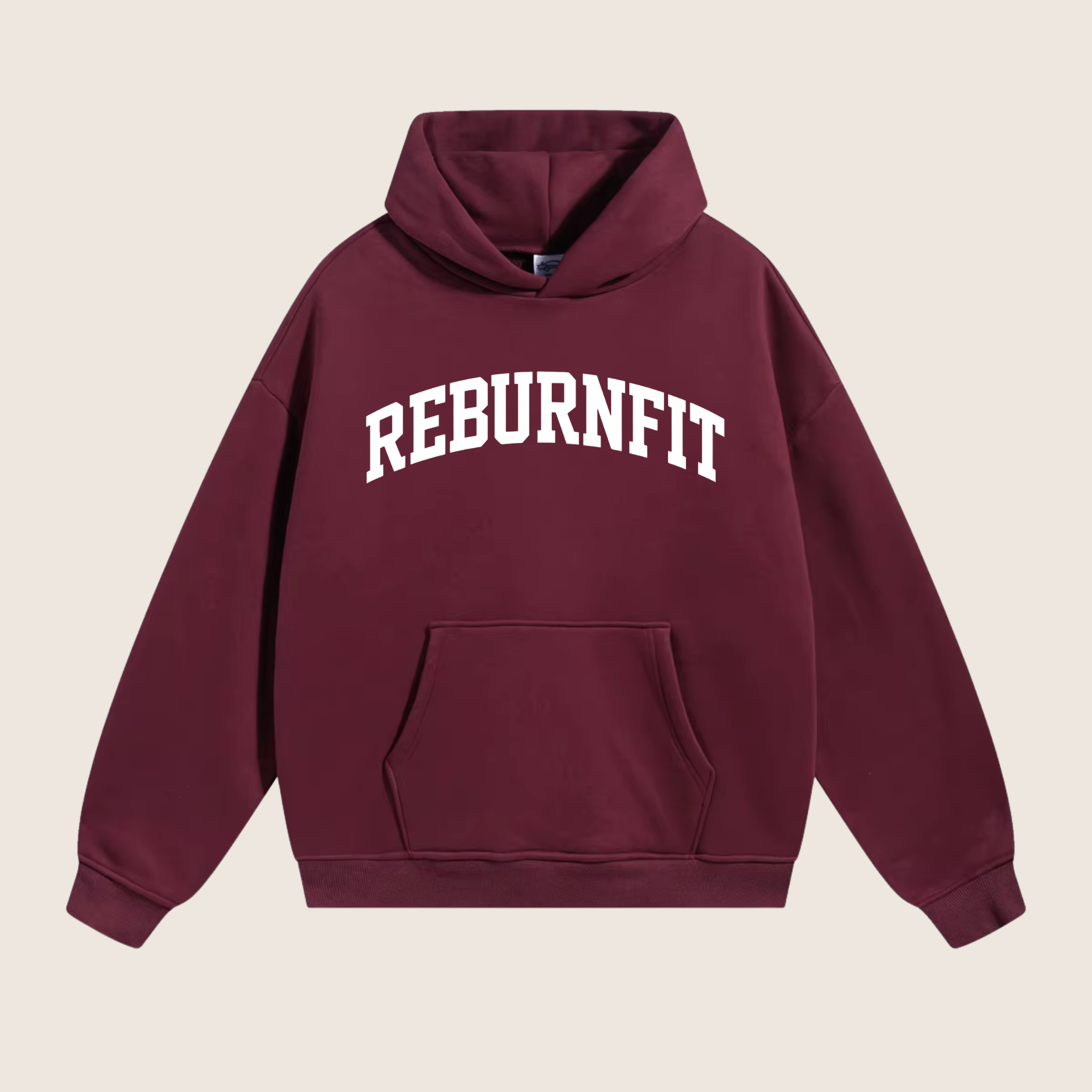 REBURNFIT Bold  Oversized Hoodie