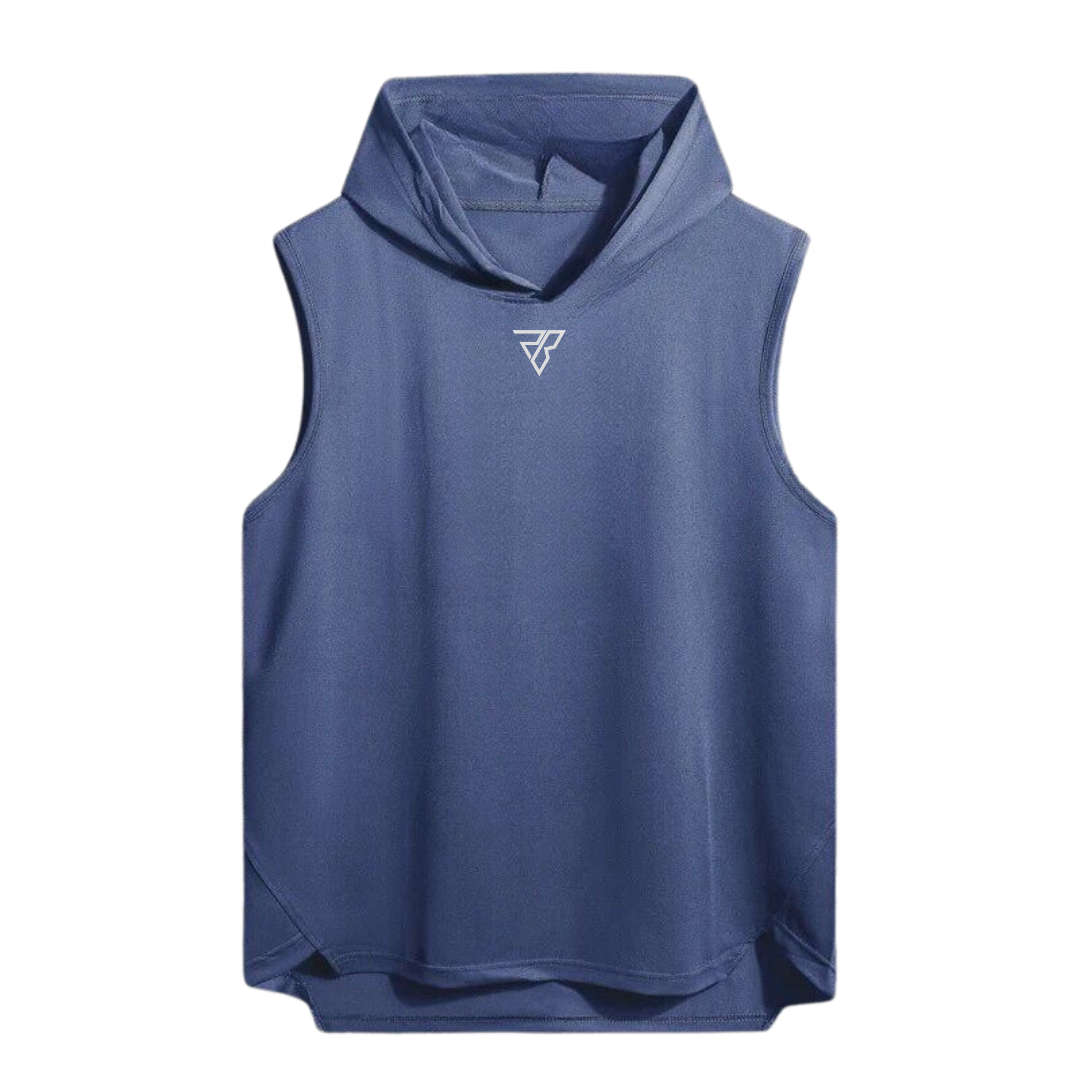 Hooded sleeveless top best sale