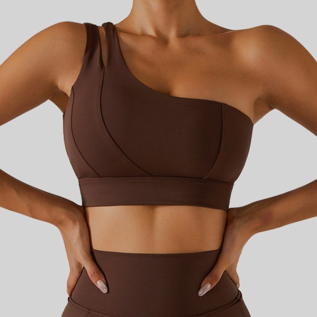 Soutien-gorge à épaules obliques