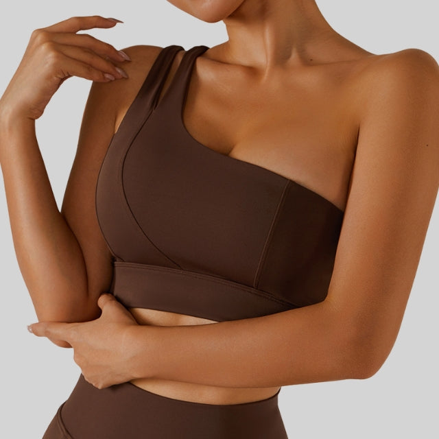 Soutien-gorge à épaules obliques
