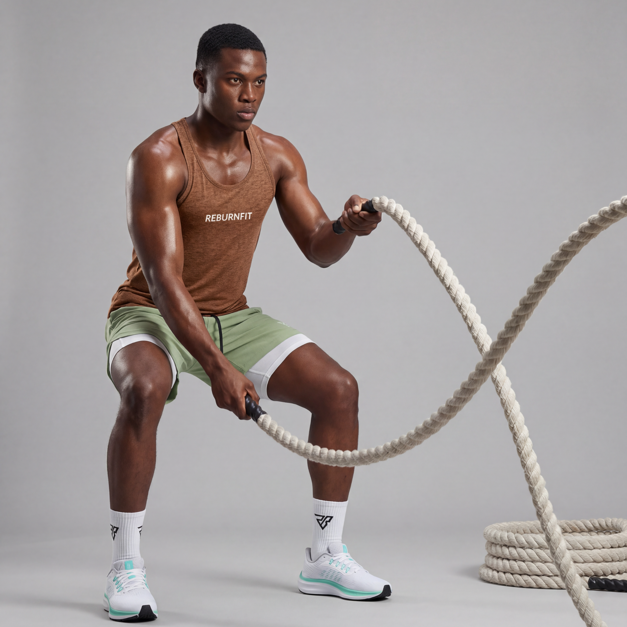 UltraBreathe Dual- White Layer Training Shorts