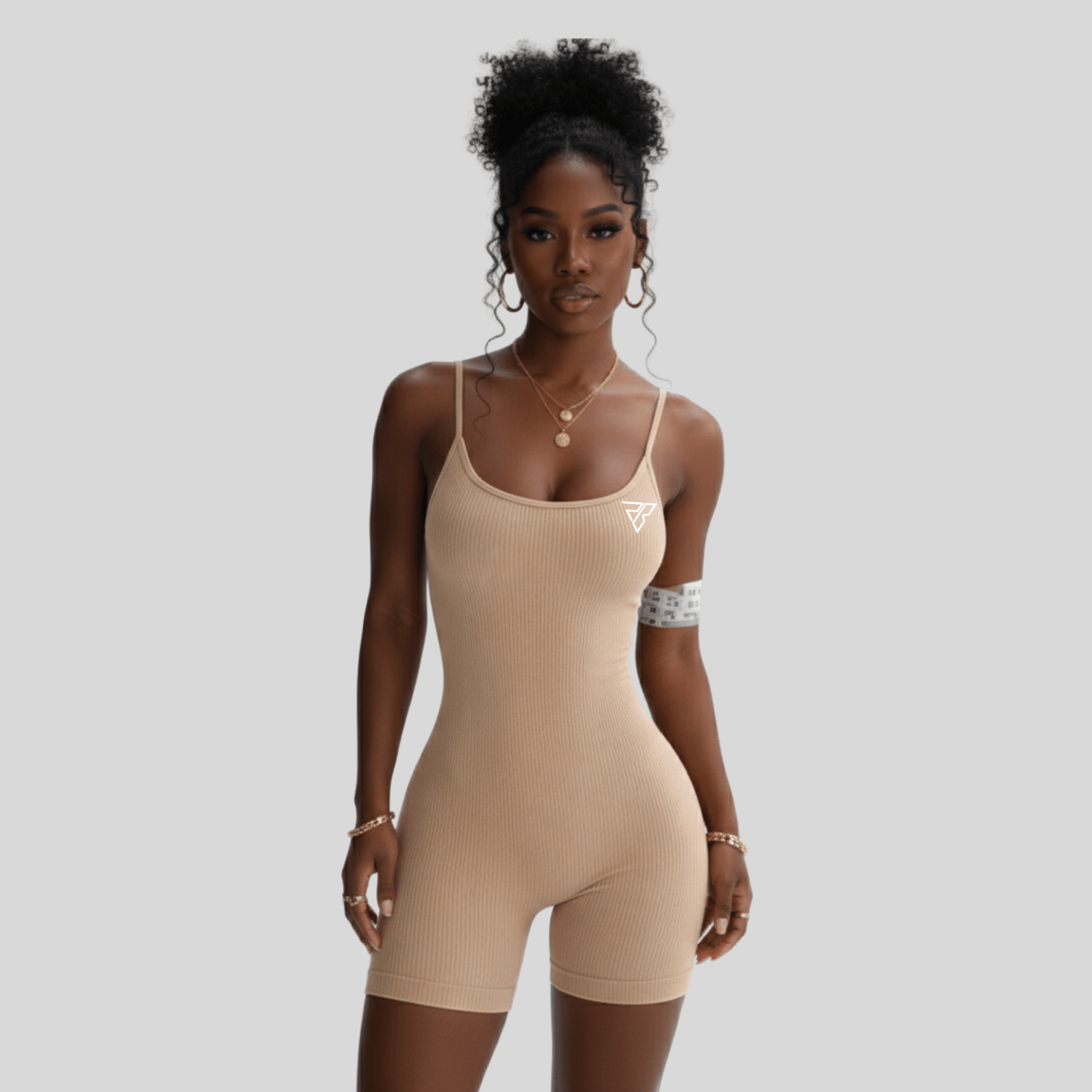 SculptFlex Ribbed One-Piece Jumpsuit