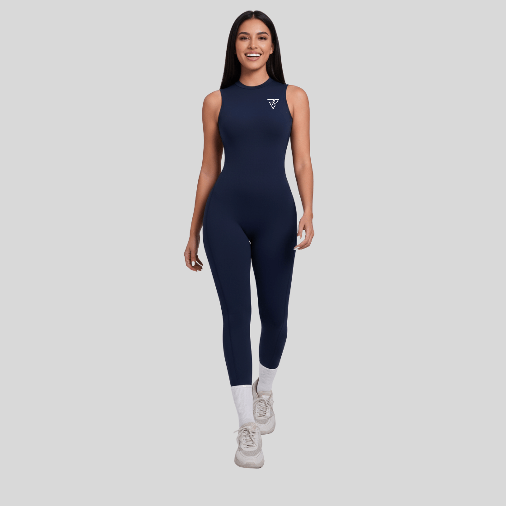 Women’s Seamless One-Piece Fitness Jumpsuit