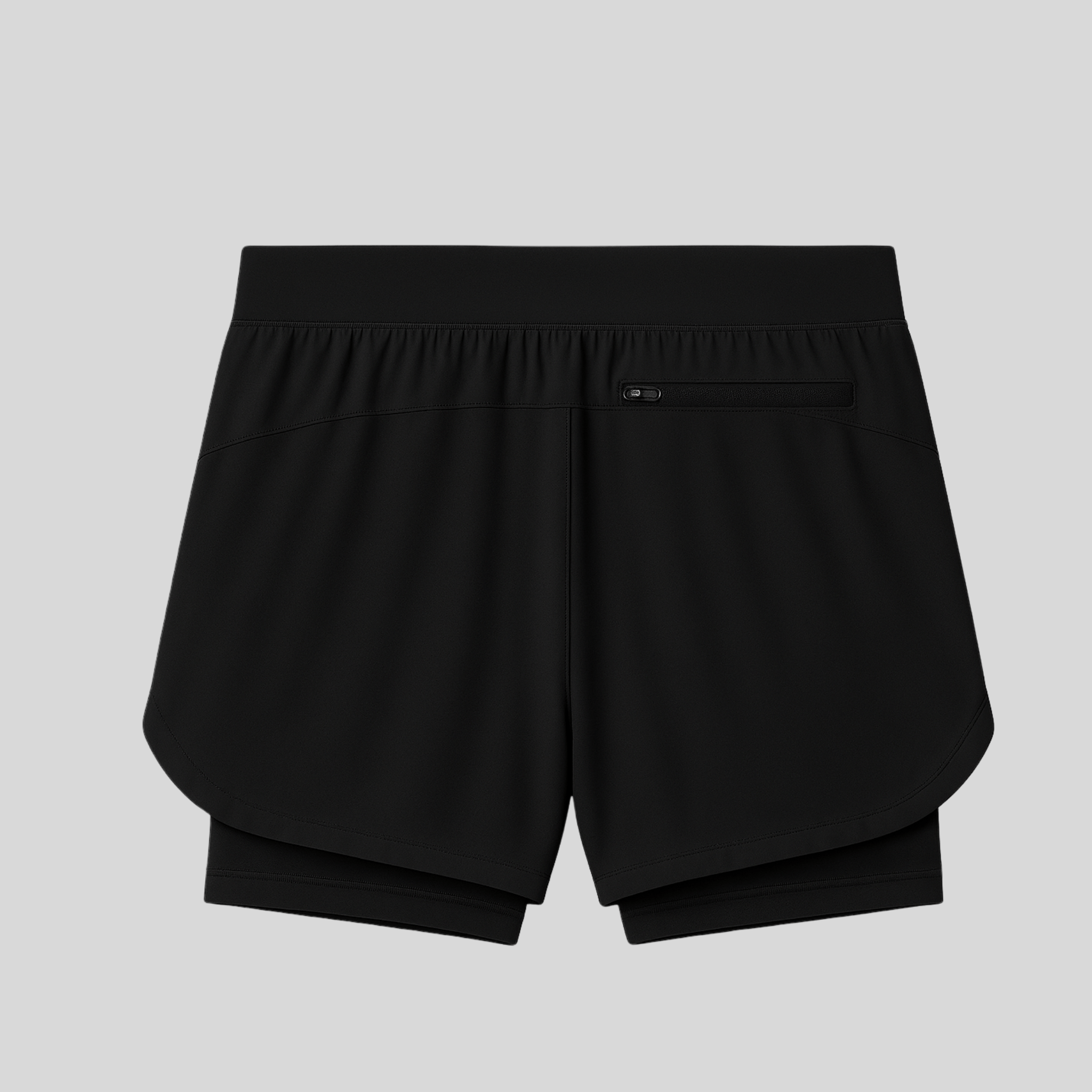 UltraBreathe Dual-Black Layer Training Shorts