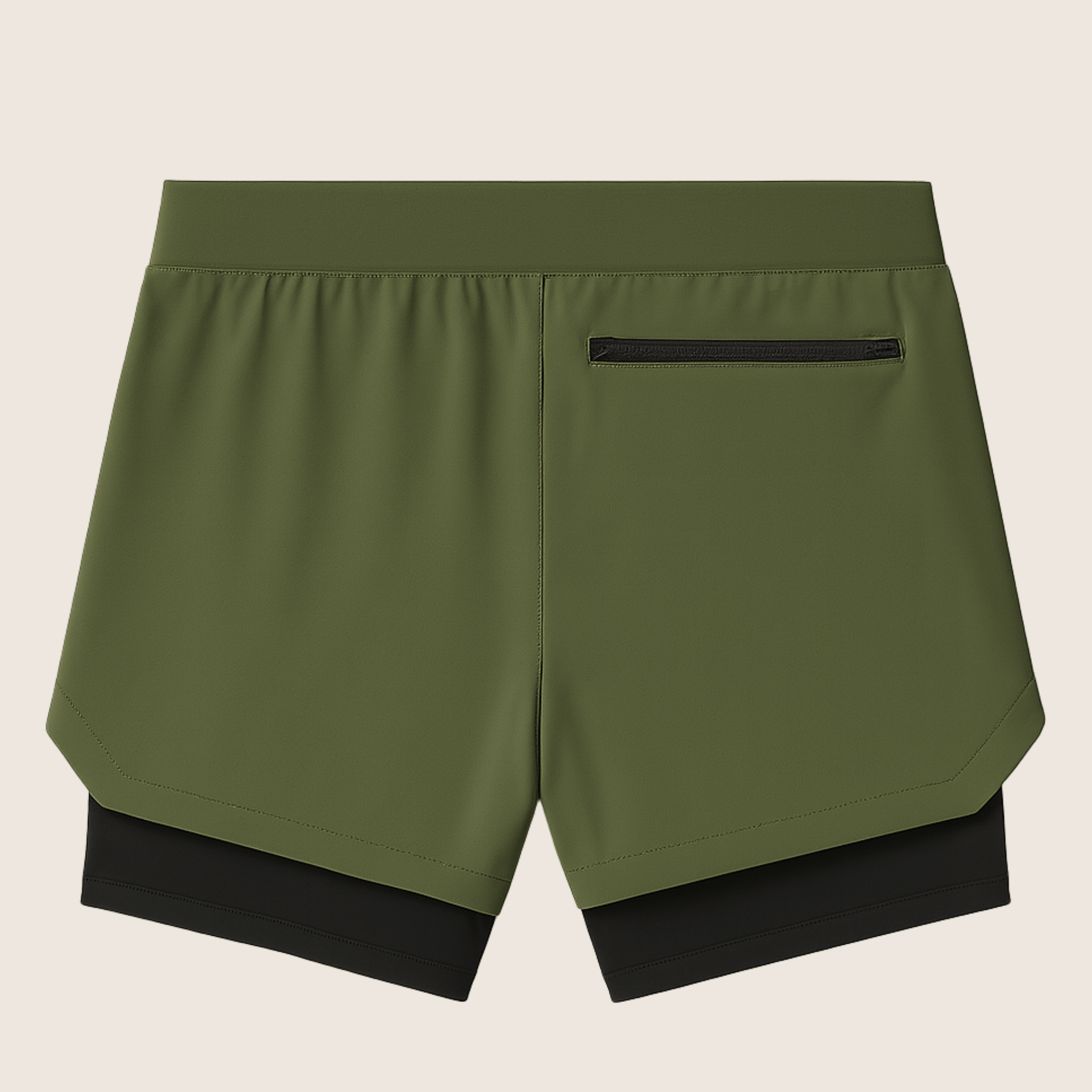 UltraBreathe Dual-Black Layer Training Shorts
