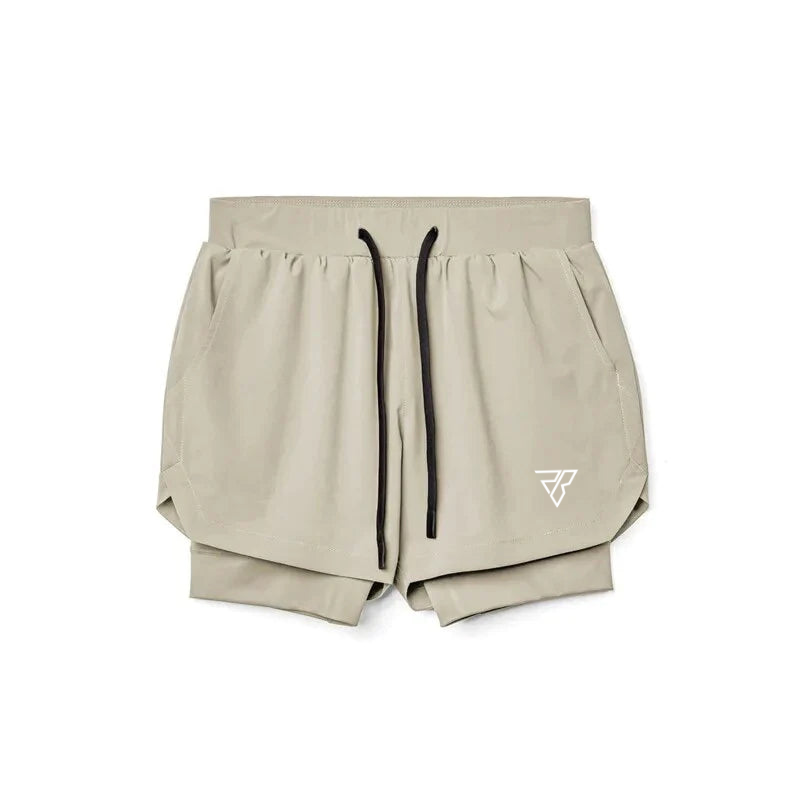 2-IN-1 Men's Running Shorts