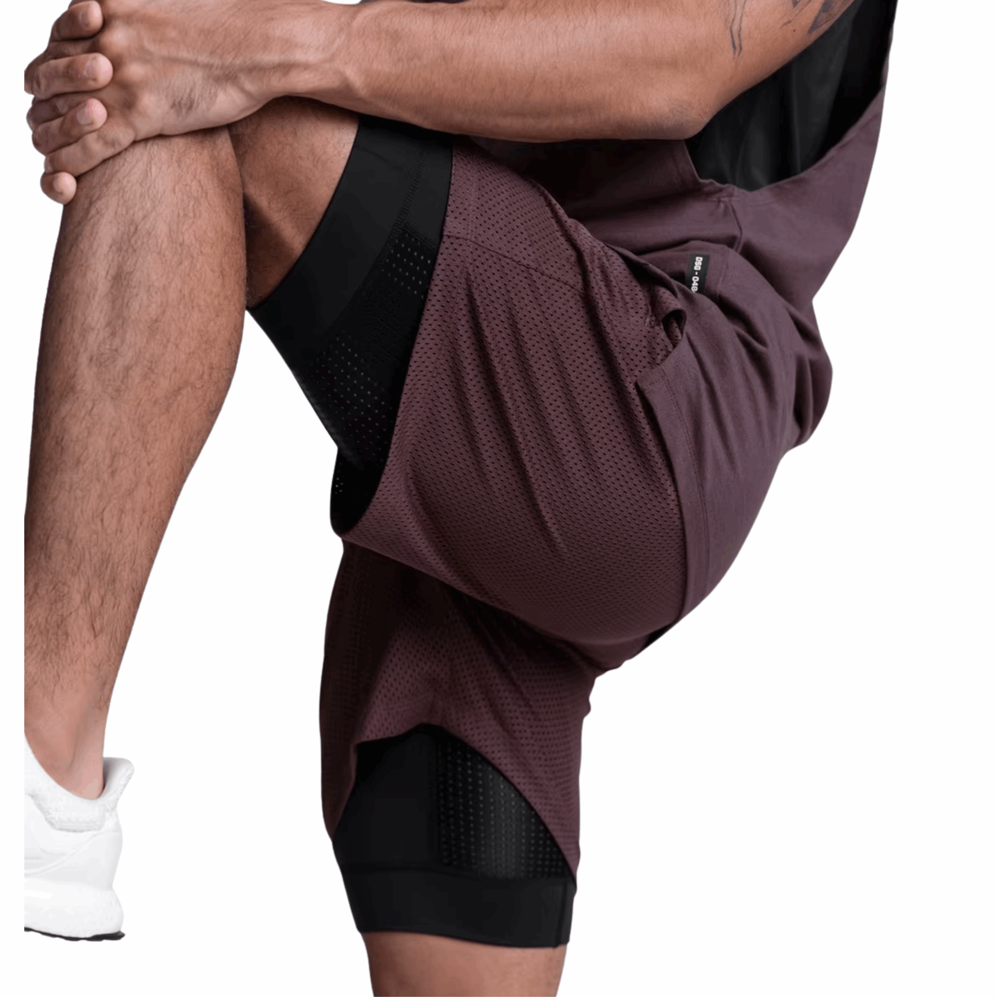 Athletic Mesh Shorts – Black Layer