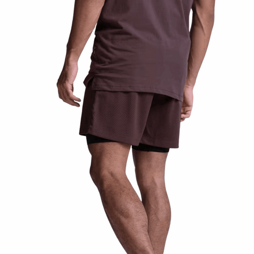 Athletic Mesh Shorts – Black Layer