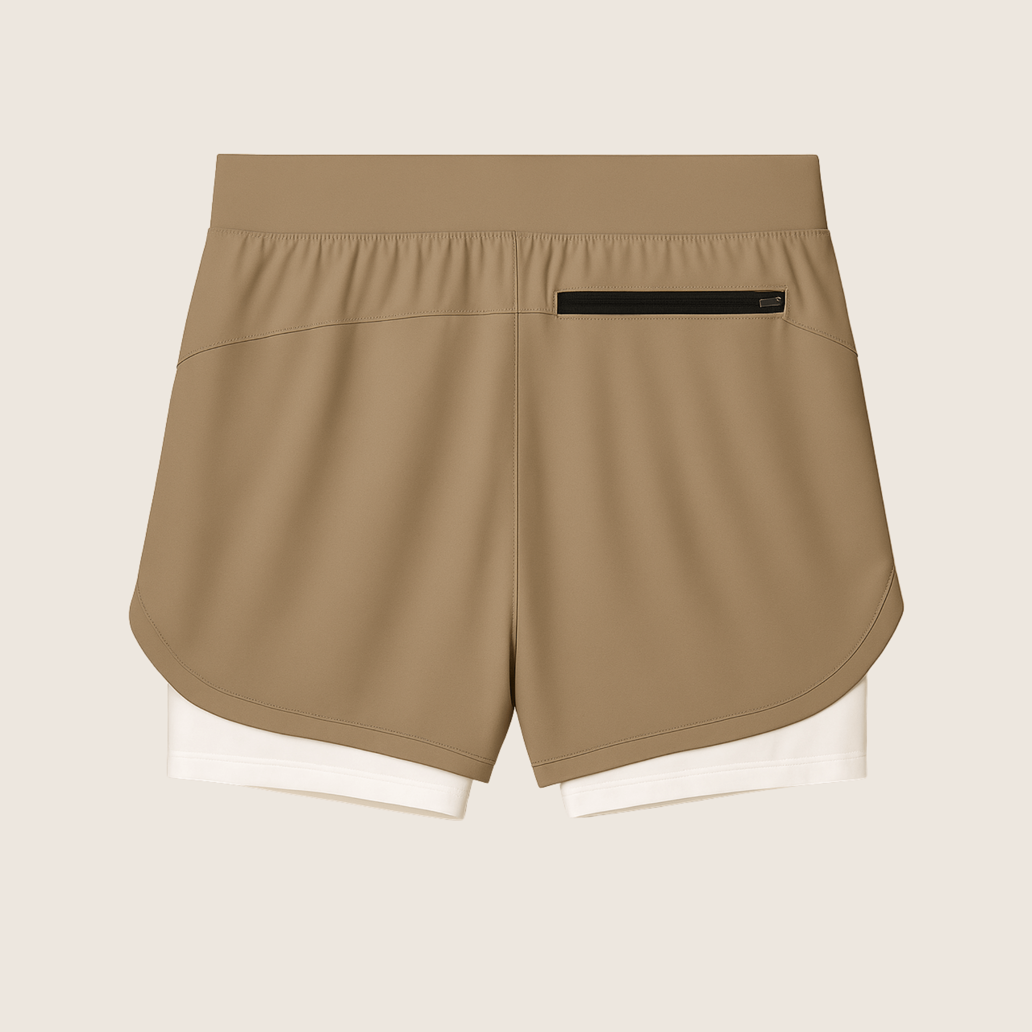 UltraBreathe Dual- White Layer Training Shorts