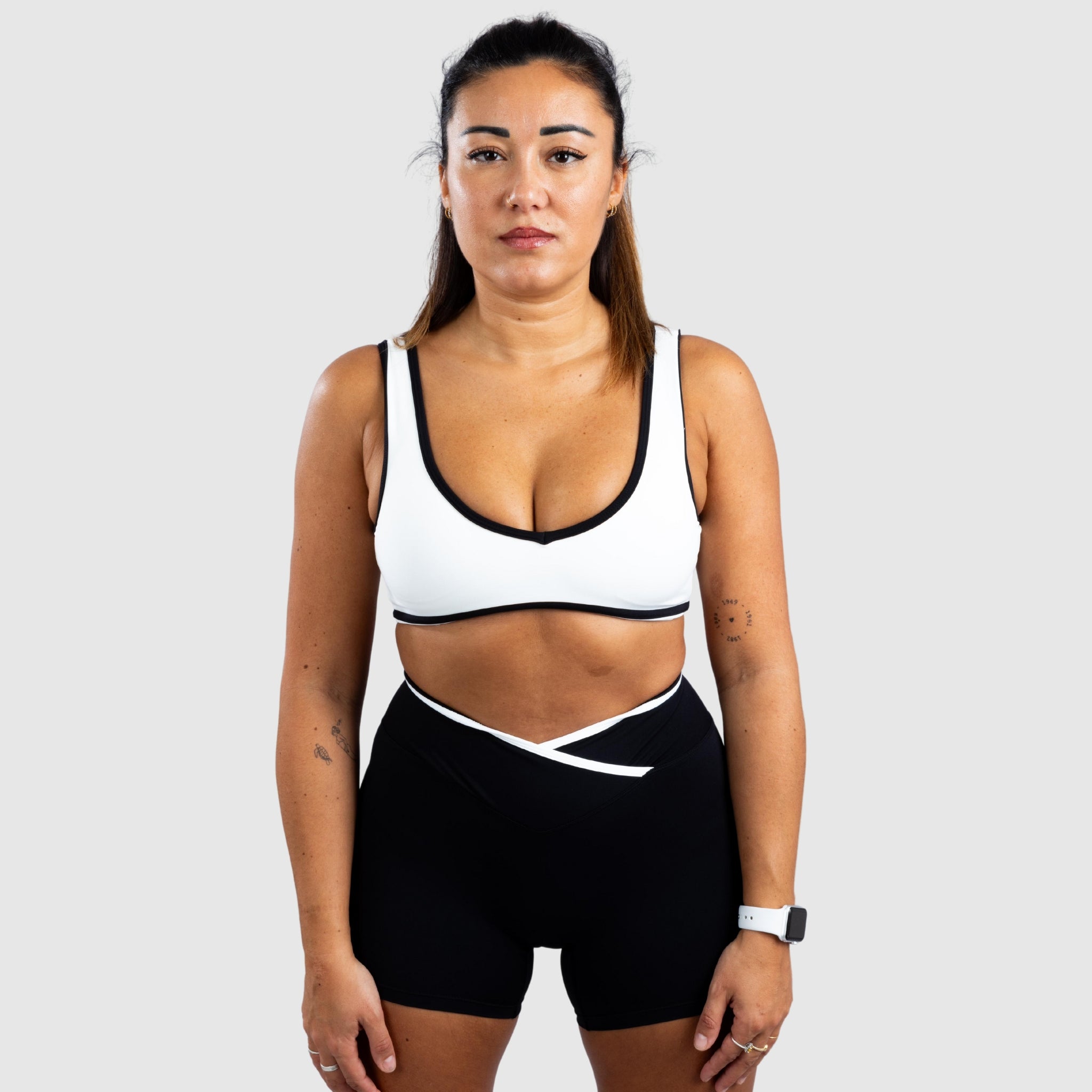 Soutien-gorge de sport rembourré élastique
