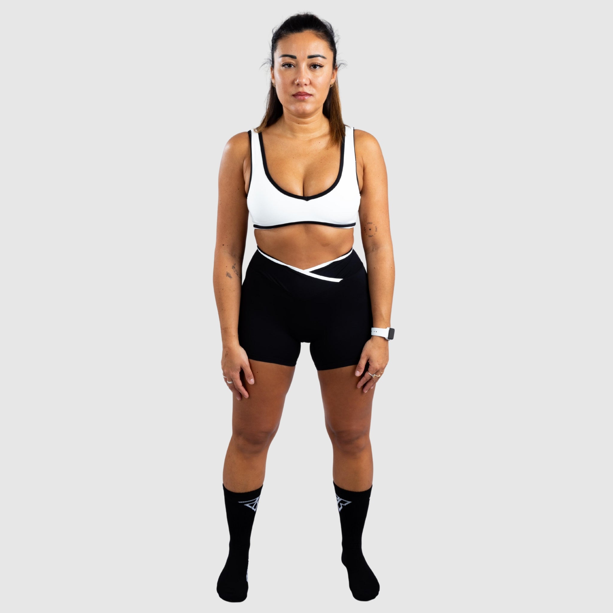 Soutien-gorge de sport rembourré élastique