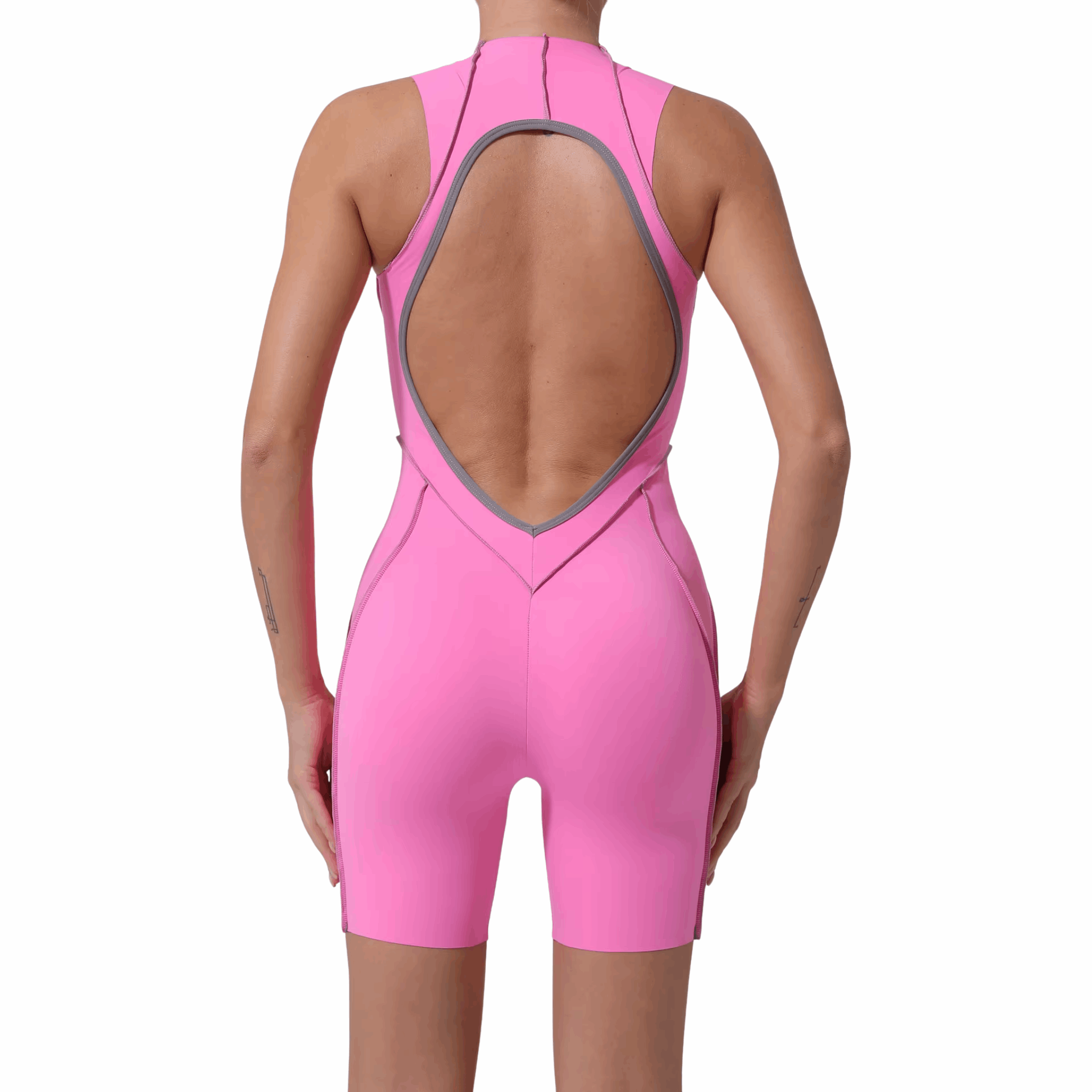 Jumpsuit Set Line Contrasting