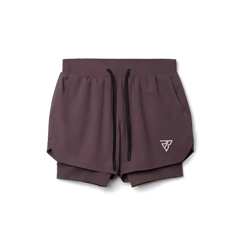 2-IN-1 Men's Running Shorts