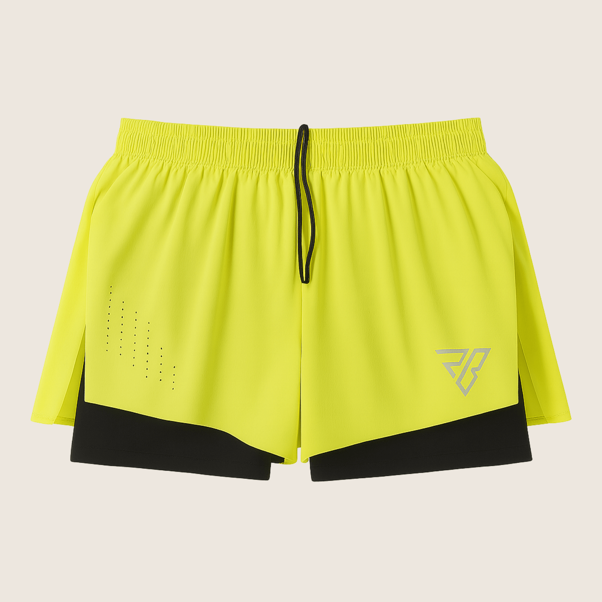 Trendy Double-Layer Sport Shorts