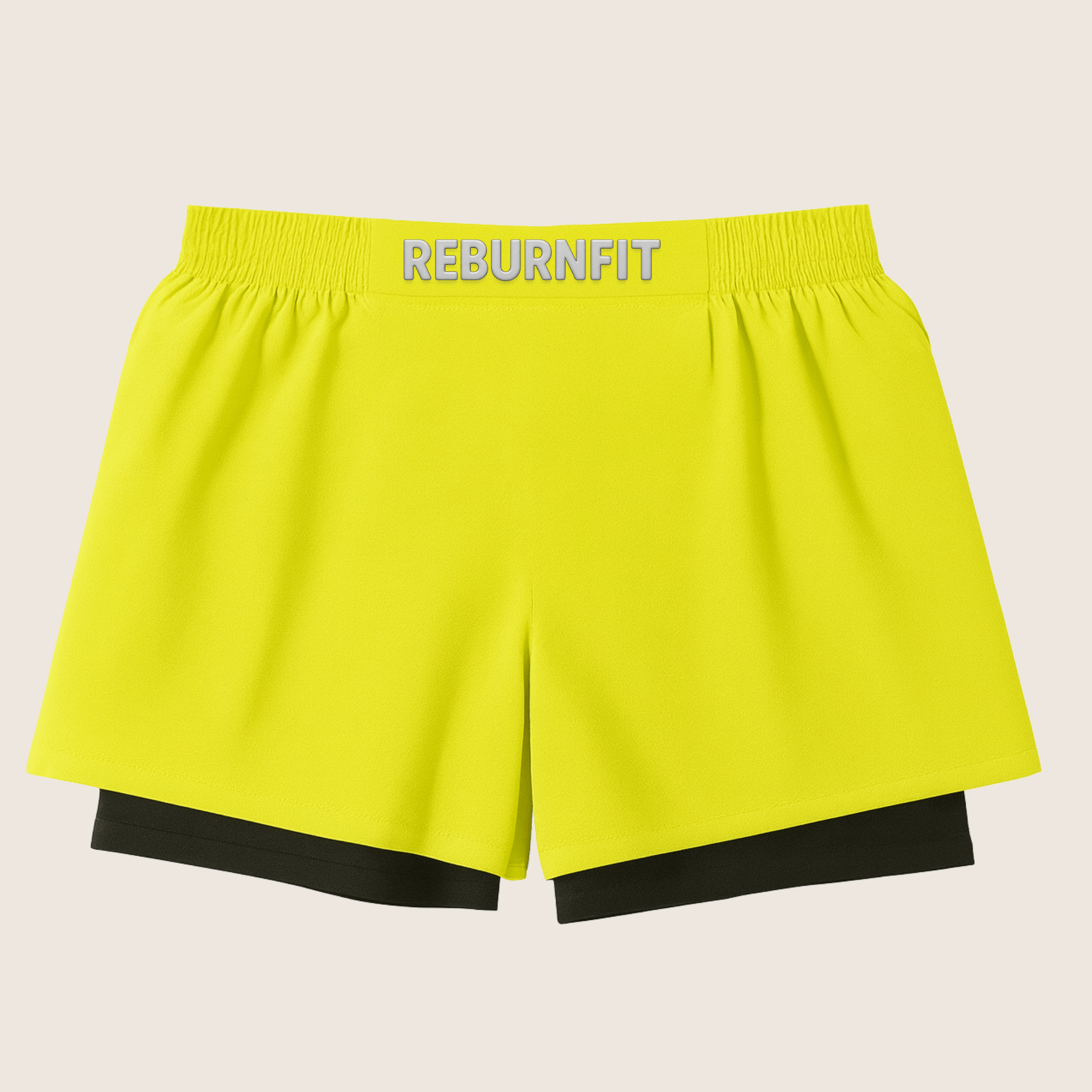 Trendy Double-Layer Sport Shorts