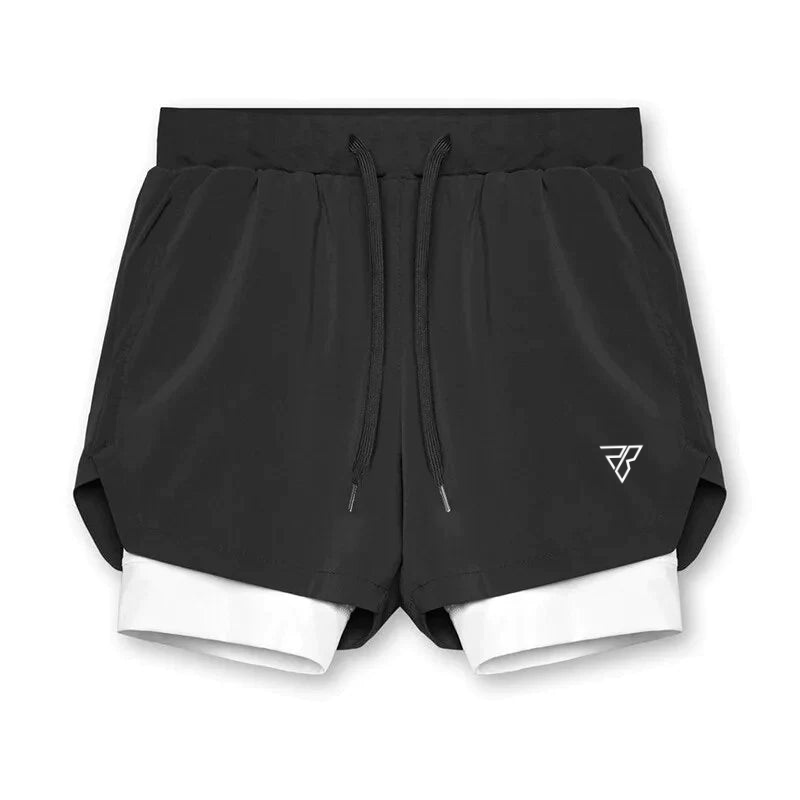 2-IN-1 Men's Running Shorts