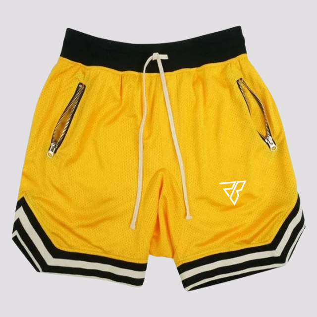 Loose gym shorts