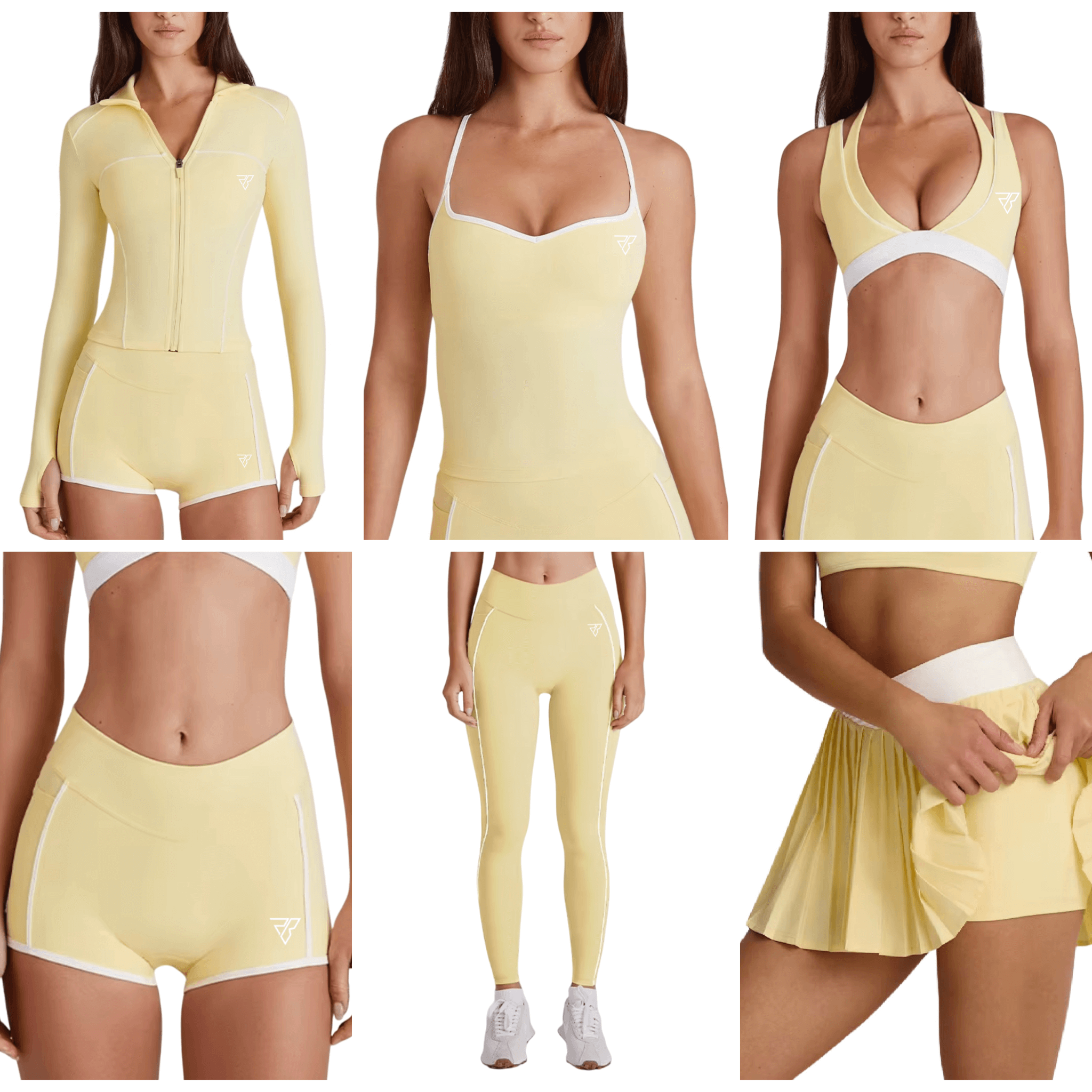 Contoured Sculpt 6 pcs Set - Yellow