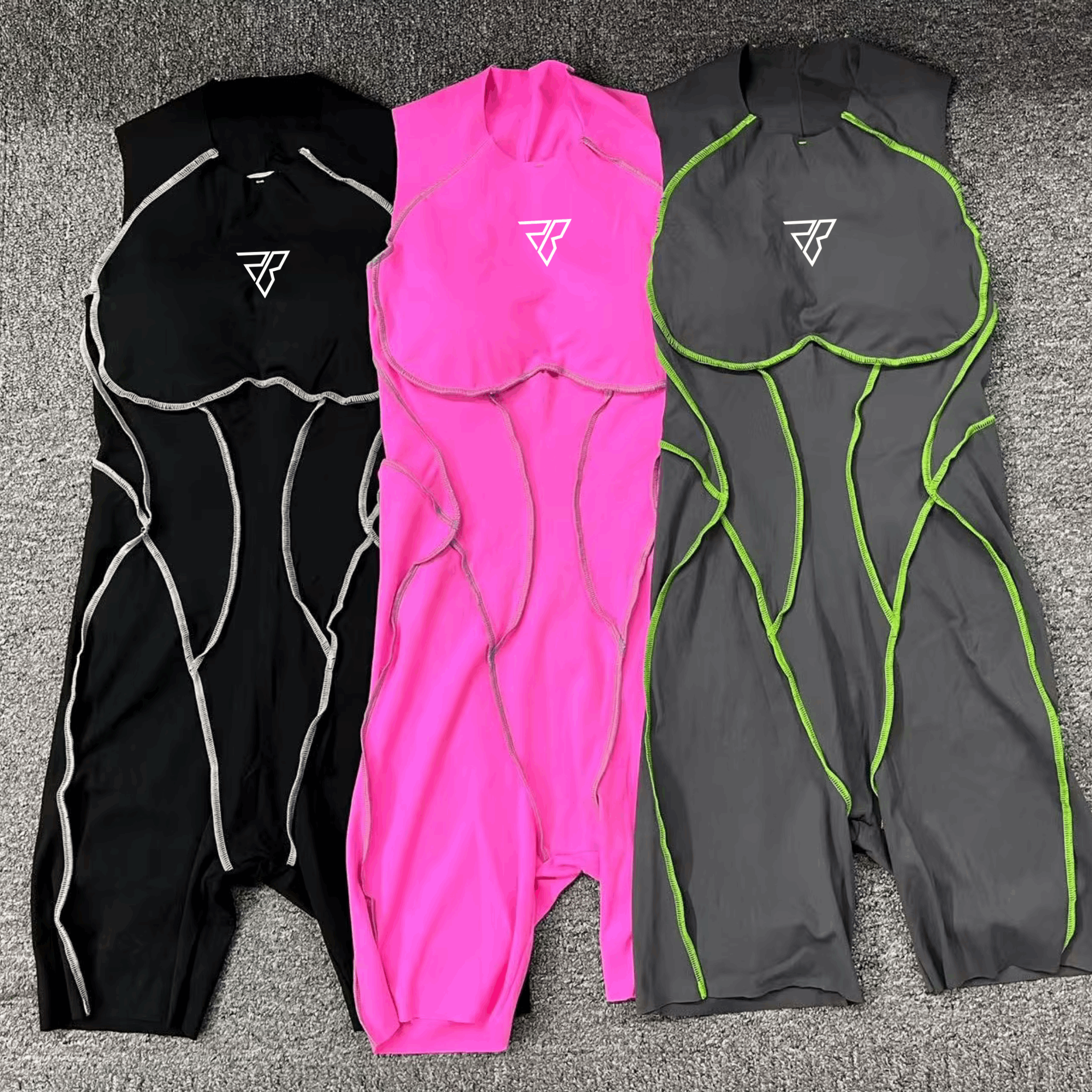 Jumpsuit Set Line Contrasting