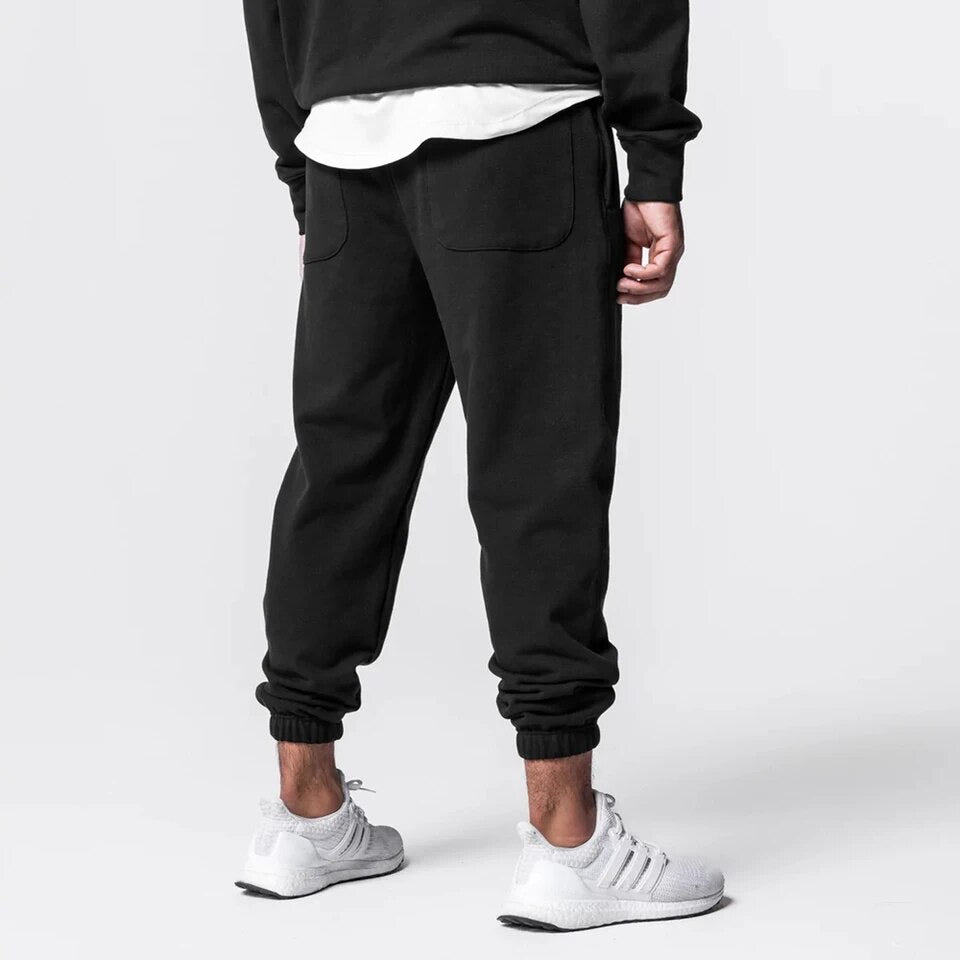 Ensemble complet en coton, sweat à capuche et pantalon de jogging avec poche kangourou