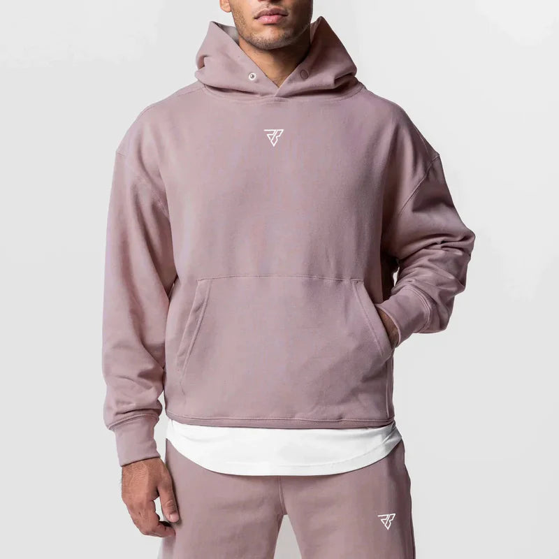 Ensemble complet en coton, sweat à capuche et pantalon de jogging avec poche kangourou
