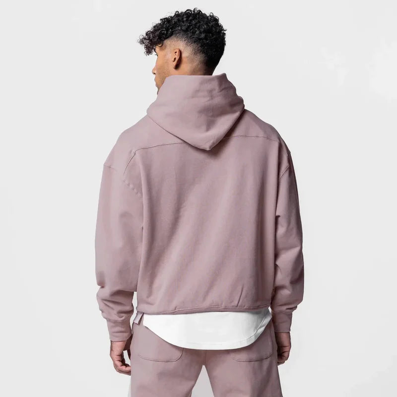 Ensemble complet en coton, sweat à capuche et pantalon de jogging avec poche kangourou