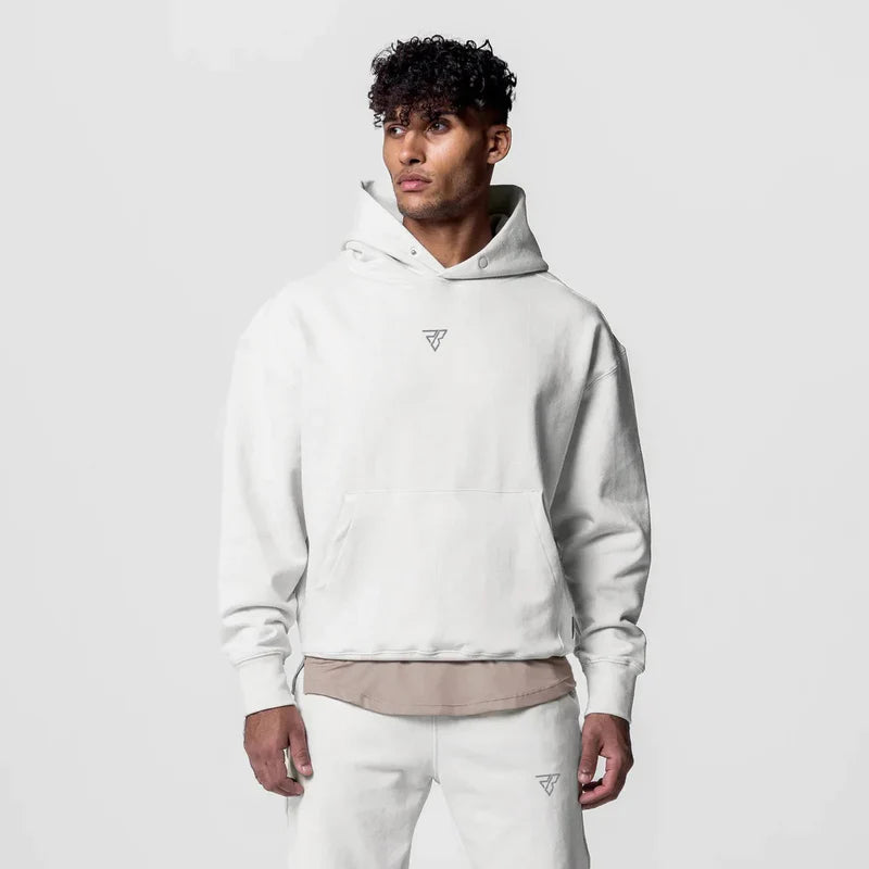 Ensemble complet en coton, sweat à capuche et pantalon de jogging avec poche kangourou