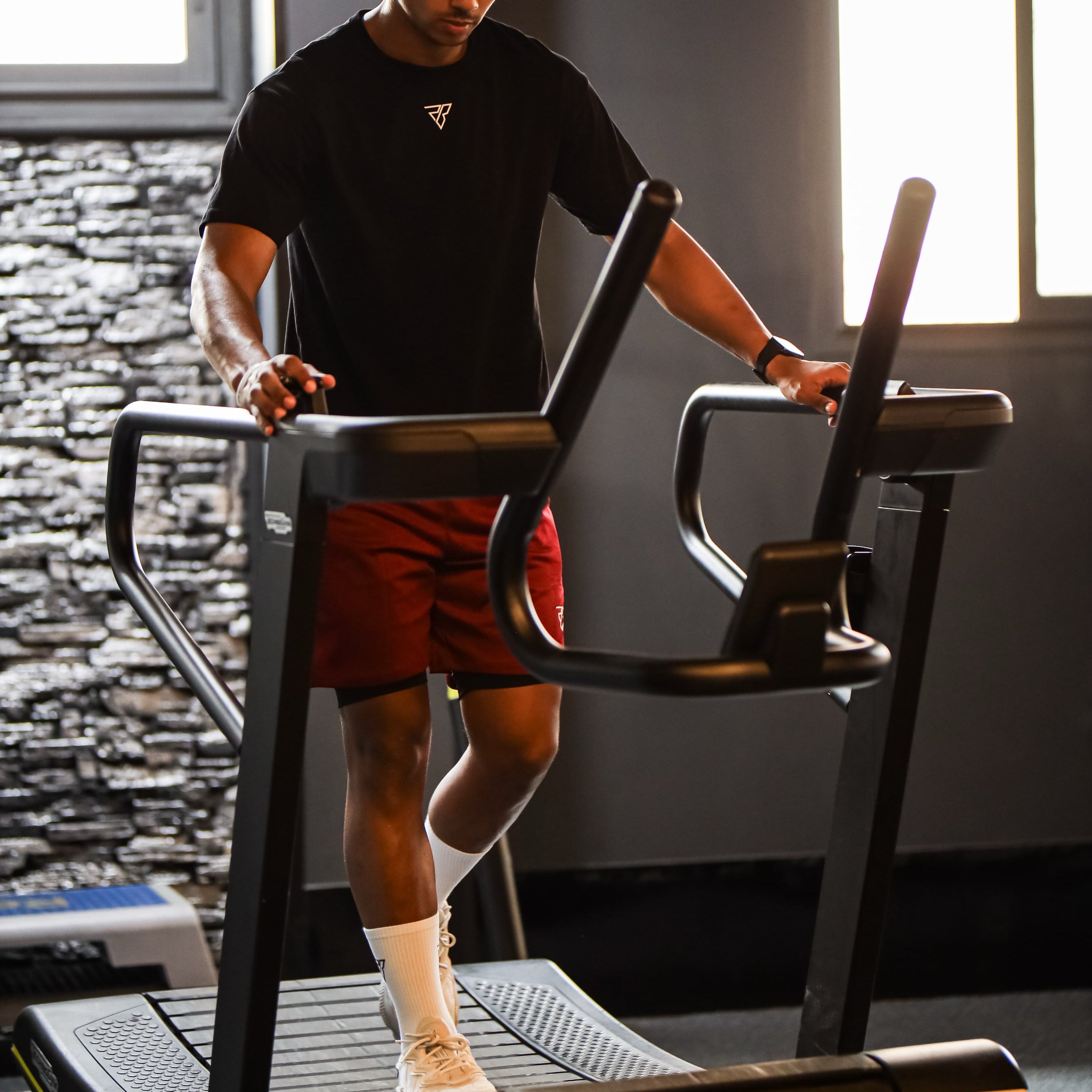 Athletic Mesh Shorts – Black Layer