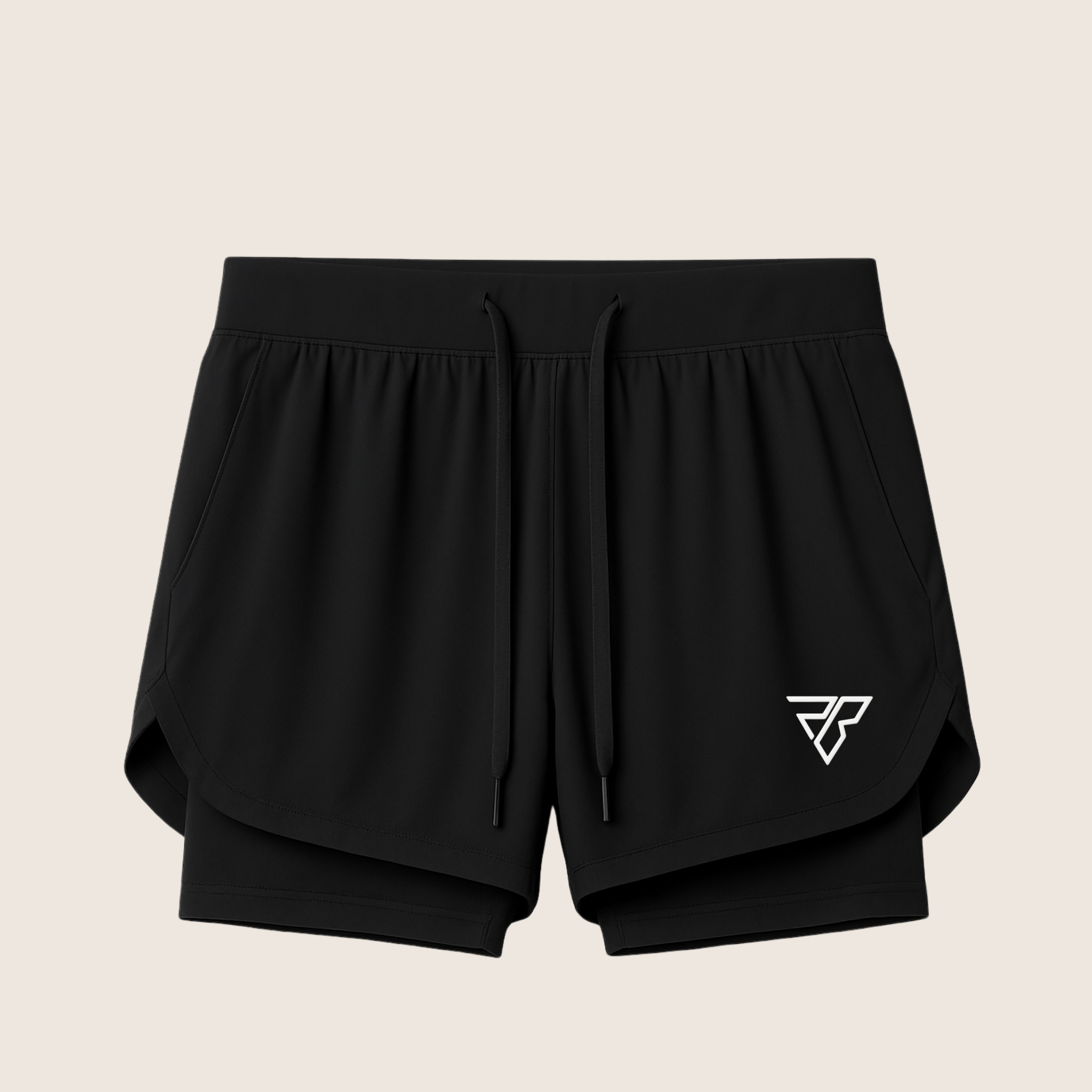 UltraBreathe Dual-Black Layer Training Shorts