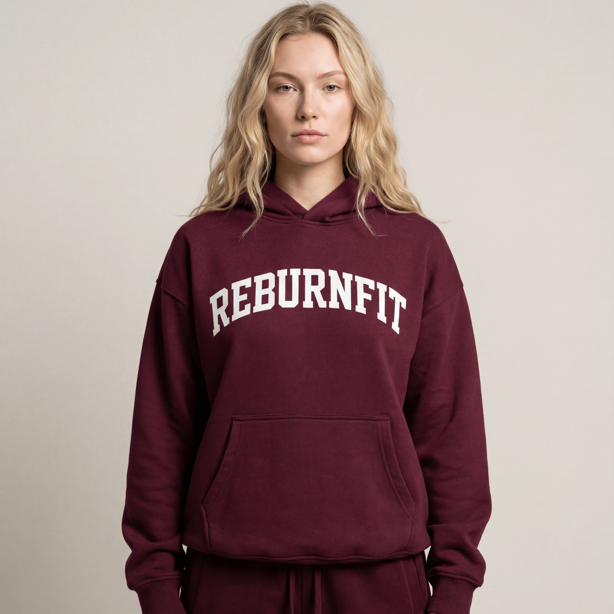 REBURNFIT Bold  Oversized Hoodie