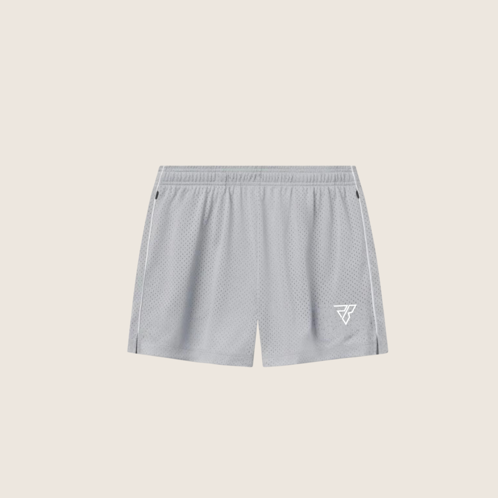 Athletic Mesh Shorts – White Layer