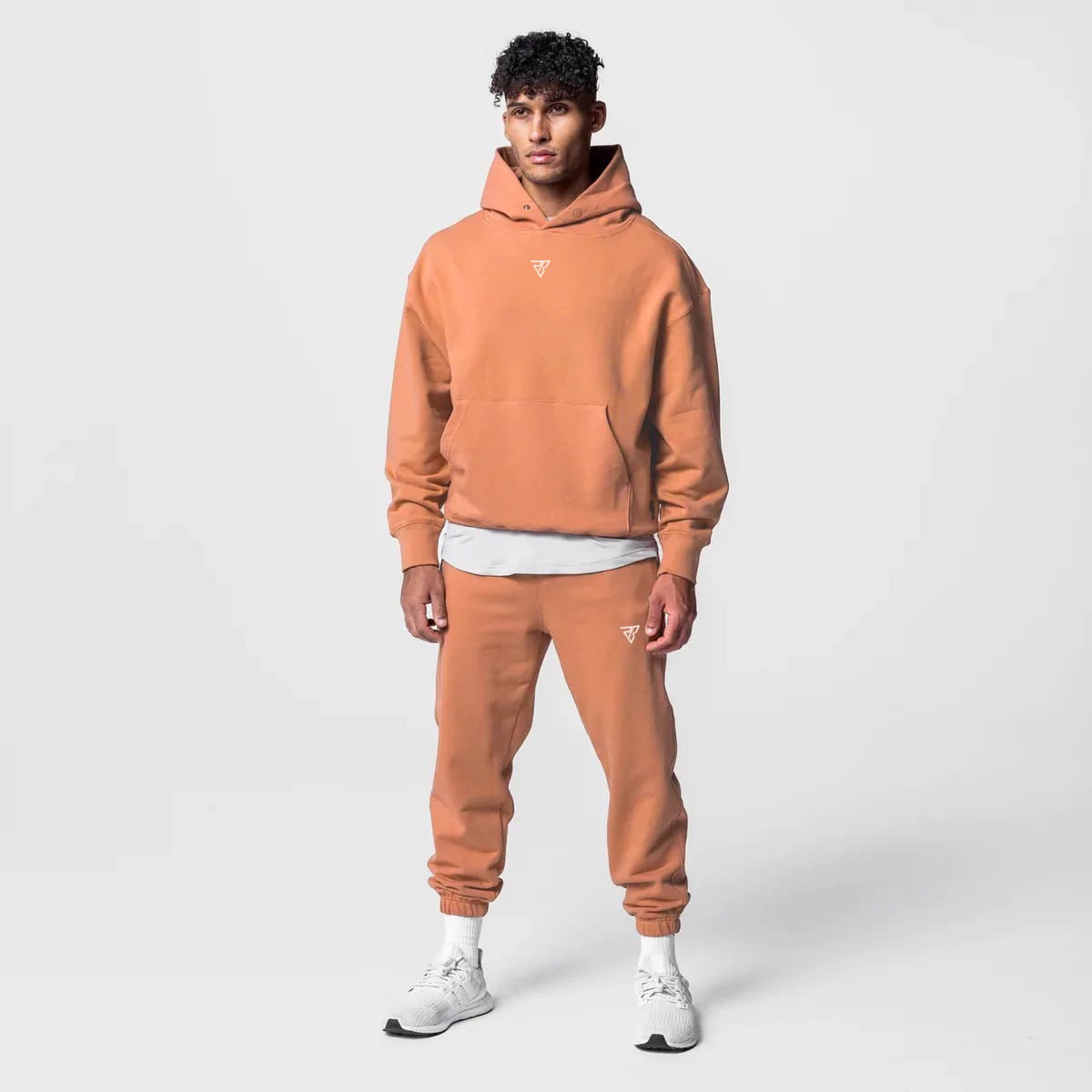 Ensemble complet en coton, sweat à capuche et pantalon de jogging avec poche kangourou